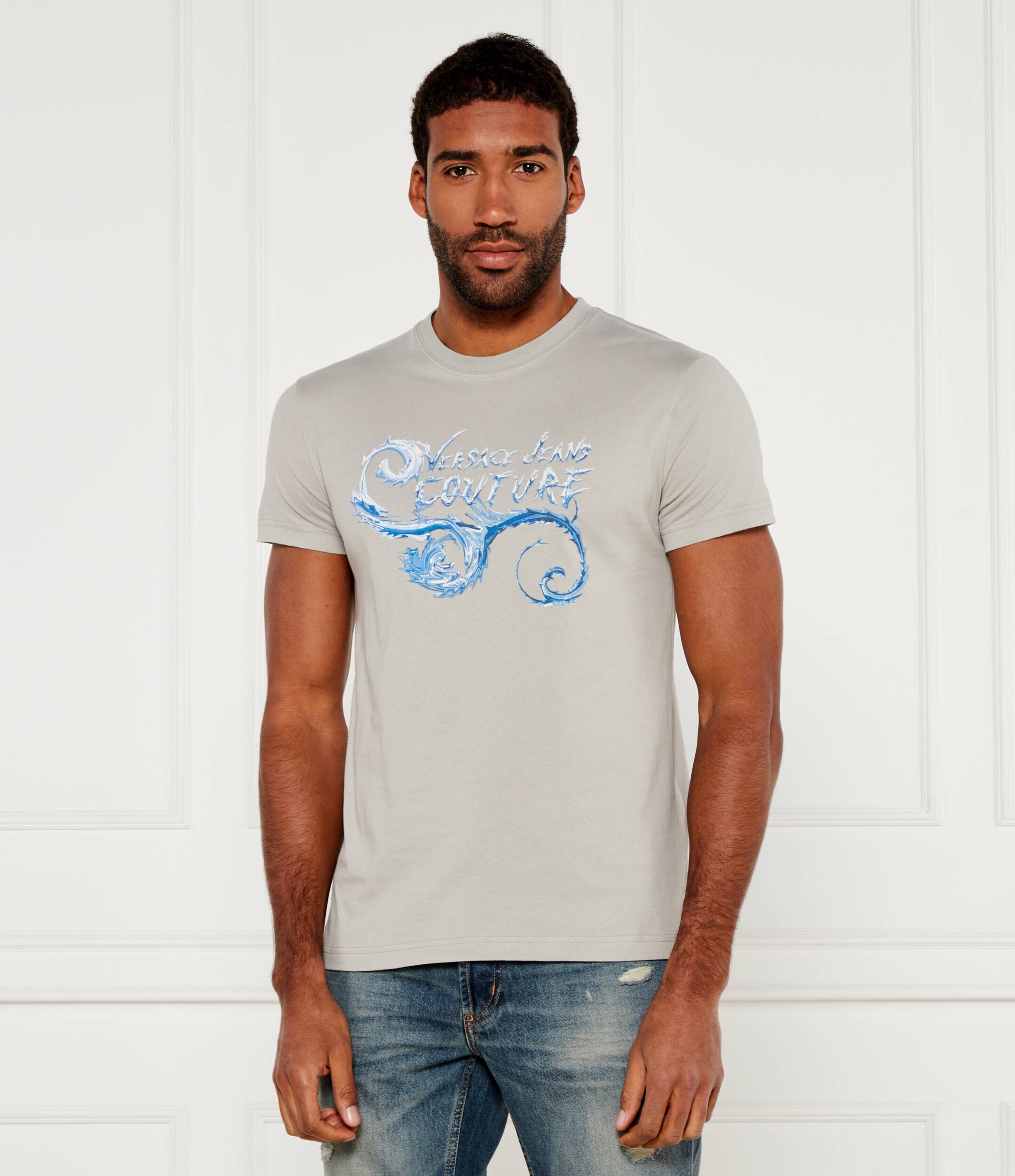 Versace Jeans Couture Tricou Chromo Couture | Slim Fit