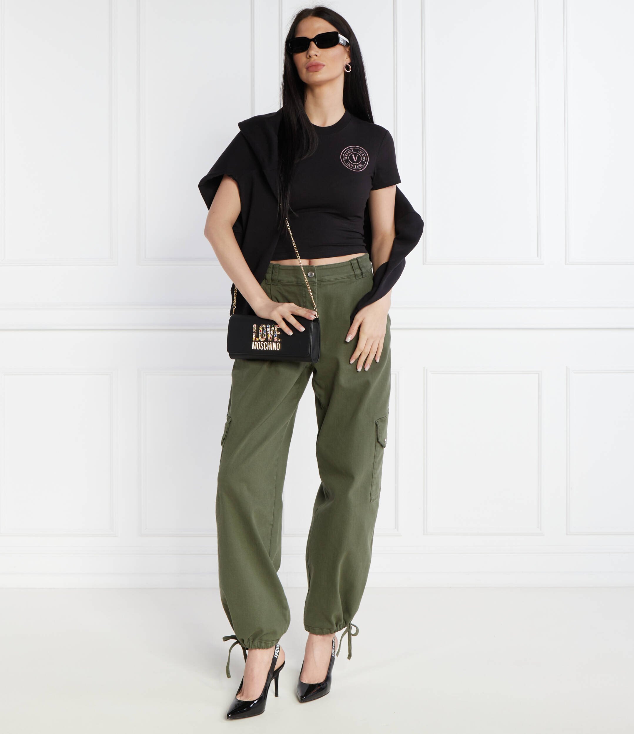 Versace Jeans Couture Tricou | Cropped Fit