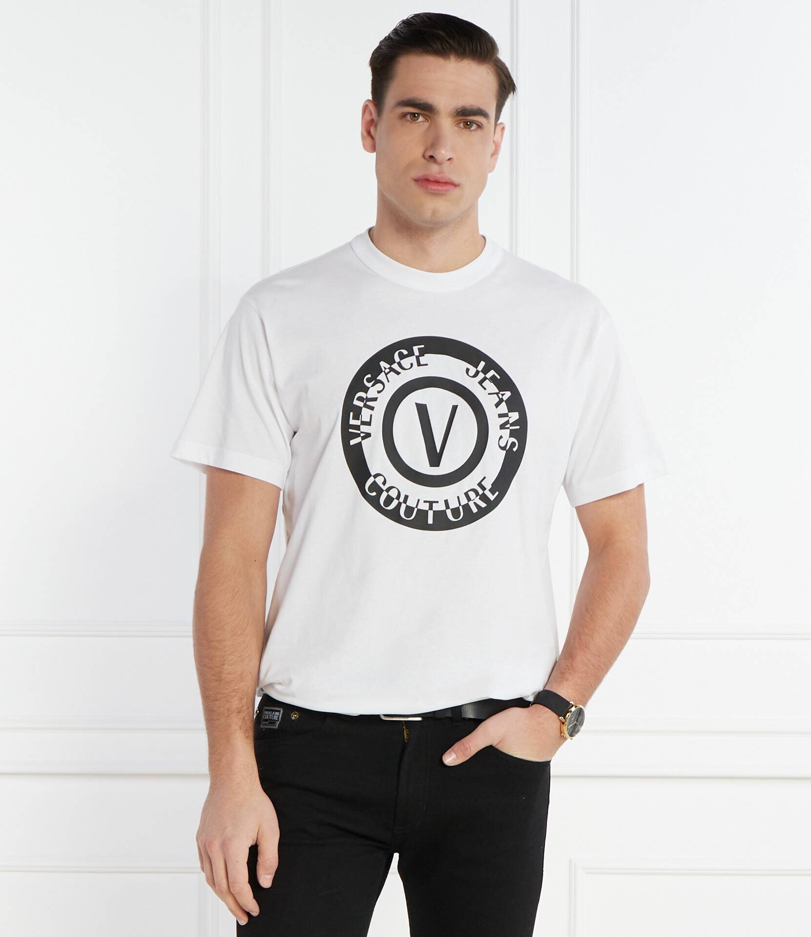 Versace Jeans Couture Tricou SERIGRAFICHE | Regular Fit