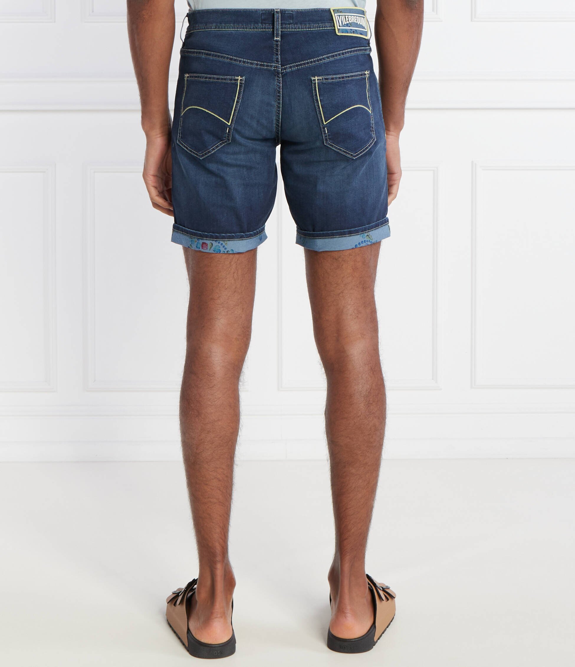 Vilebrequin De blugi pantaloni scurți garonne | Slim Fit