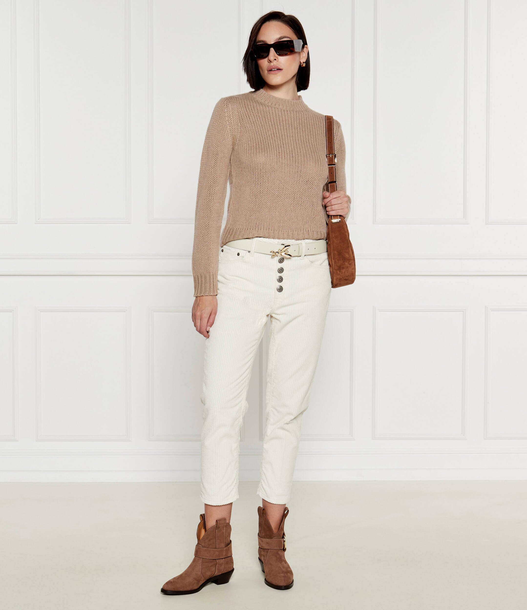 Weekend MaxMara De cașmir pulover | Slim Fit