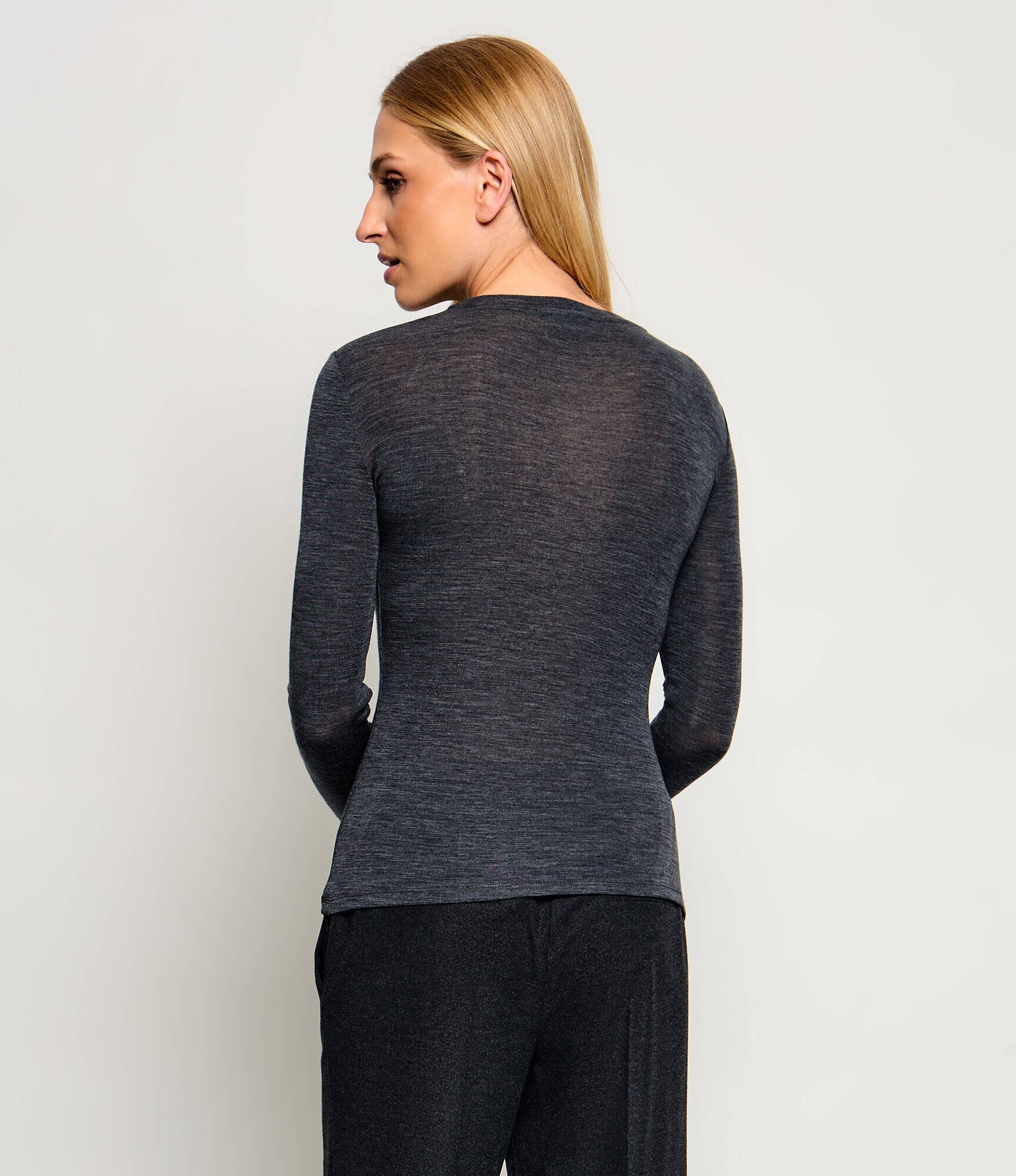 Weekend MaxMara De lână bluză Wkdpatto | Slim Fit cu adaos de mătase
