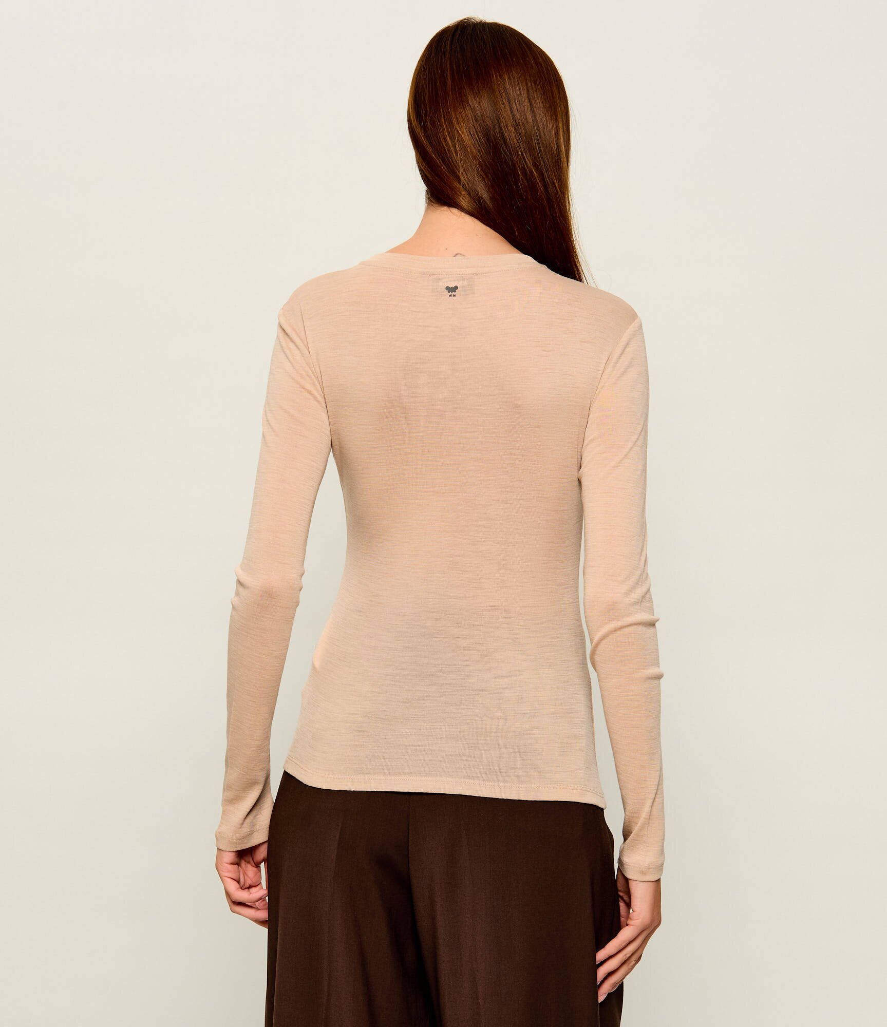 Weekend MaxMara De lână bluză Wkdpatto | Slim Fit cu adaos de mătase