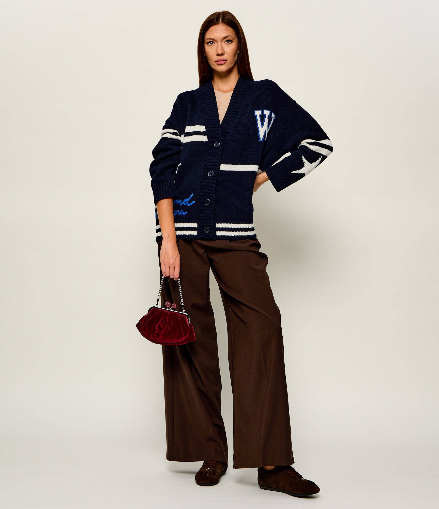Weekend MaxMara De lână cardigan Wkdbelgio | Oversize fit