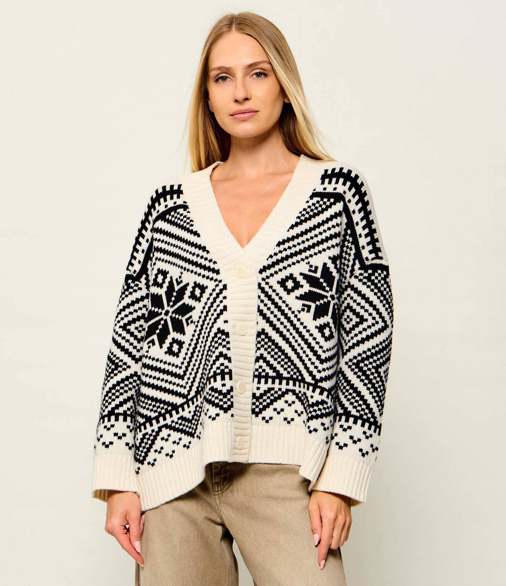 Weekend MaxMara De lână cardigan Wkdbelgio | Oversize fit
