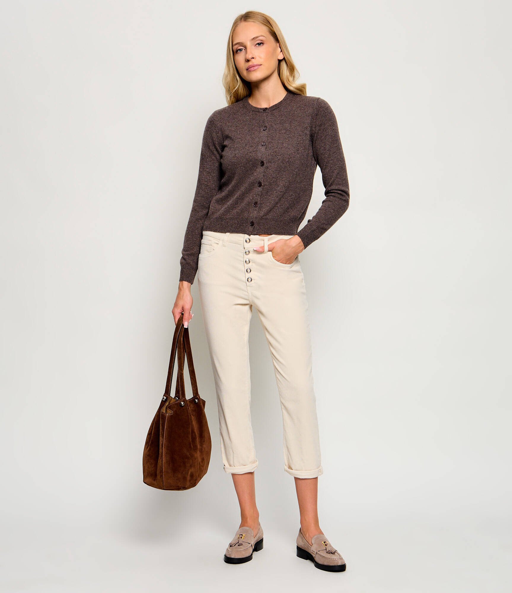 Weekend Max Mara De lână cardigan Wkderoico | regular fit cu adaos de cașmir