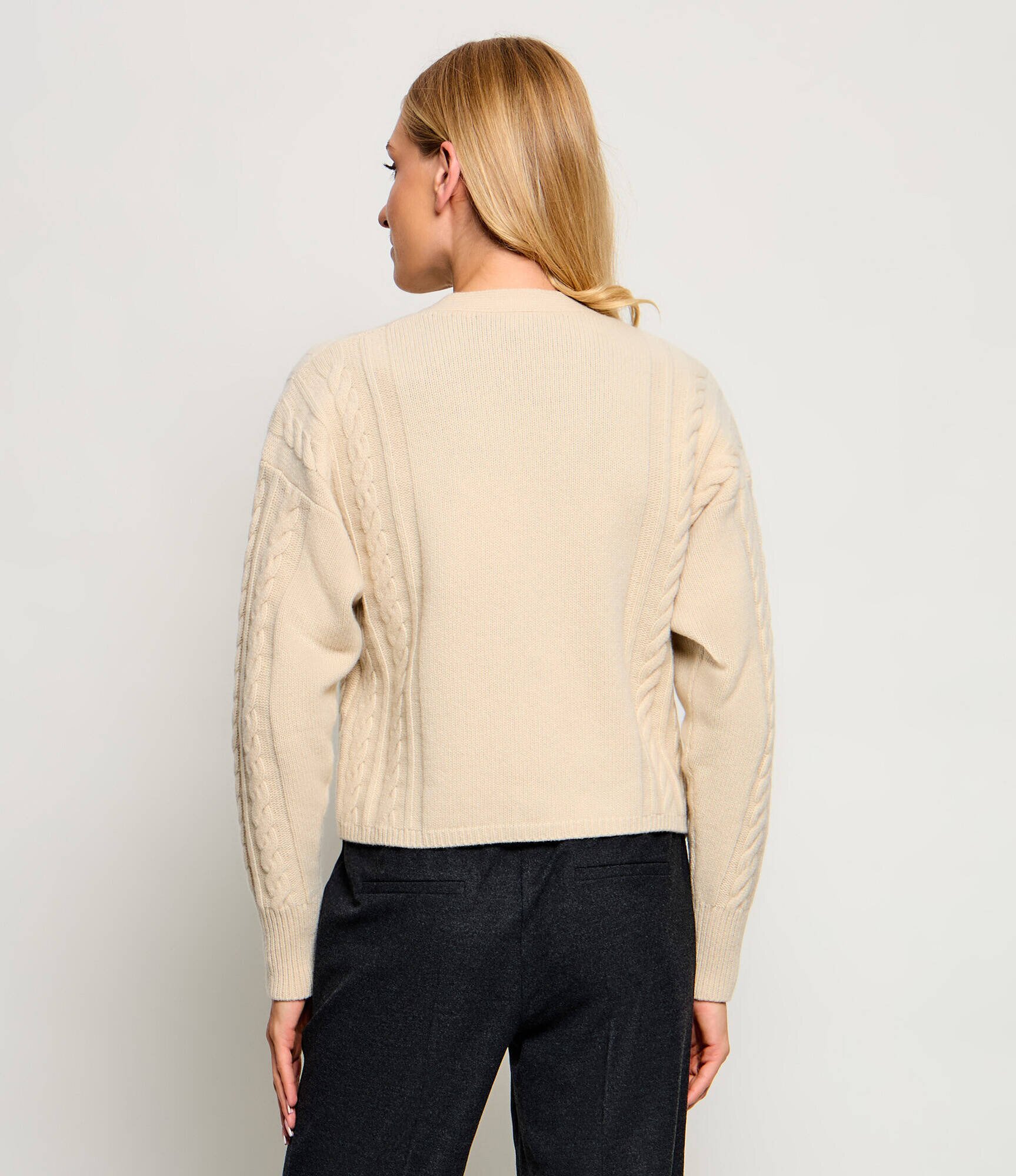 Weekend Max Mara De lână cardigan Wkdprimo | regular fit