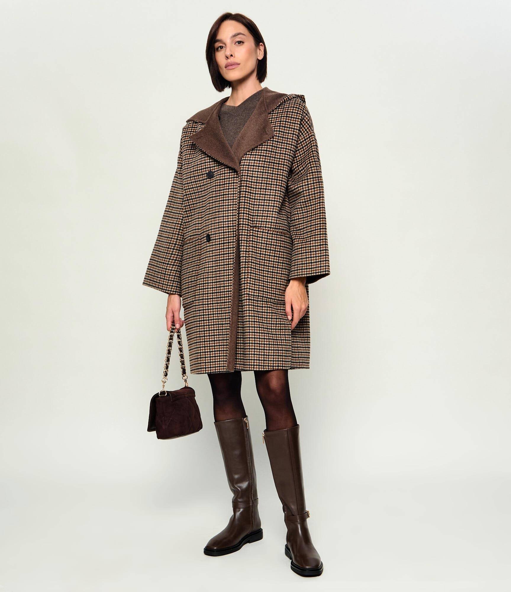 Weekend MaxMara De lână cu două fețe palton Wkdbalta