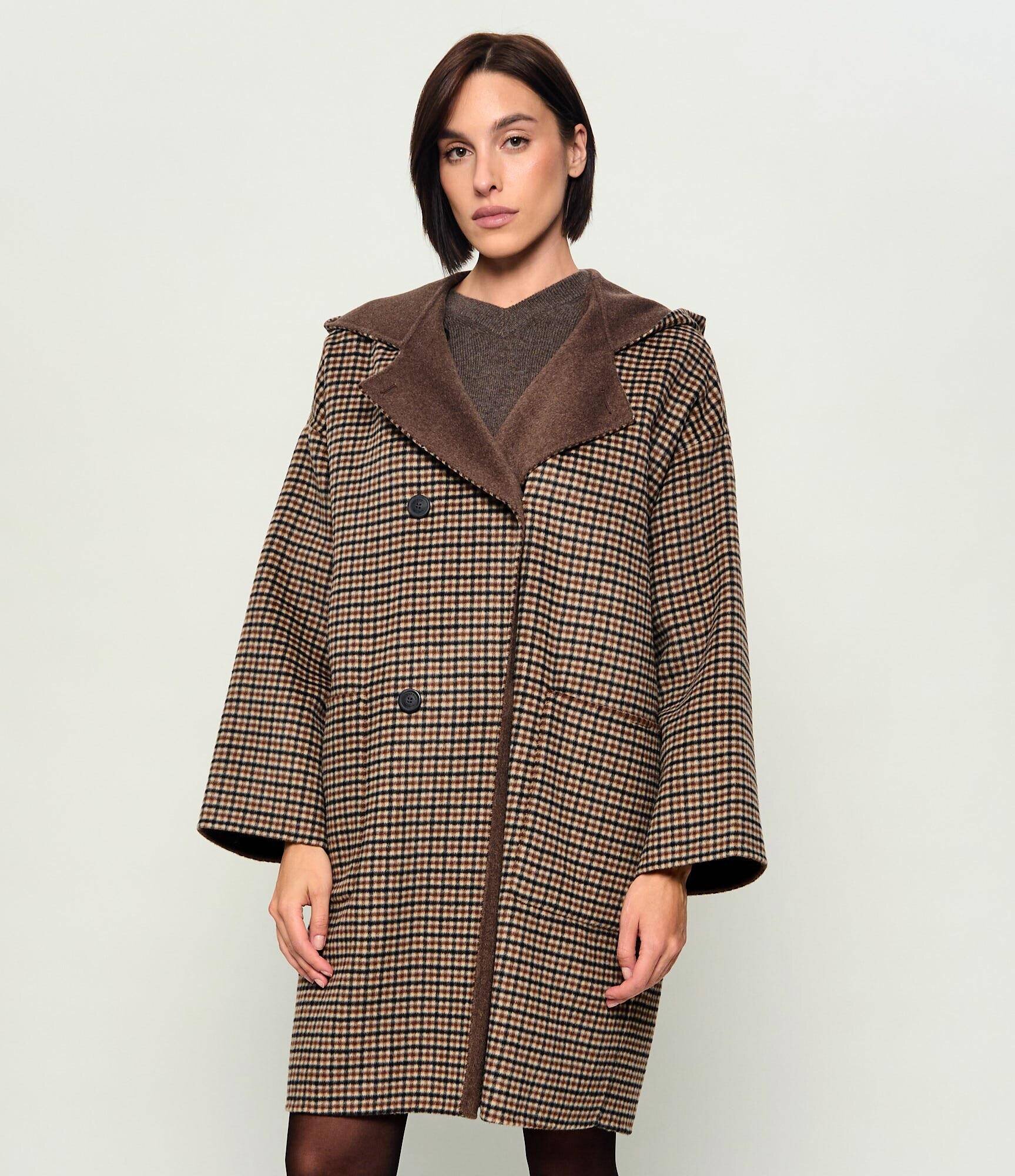 Weekend MaxMara De lână cu două fețe palton Wkdbalta