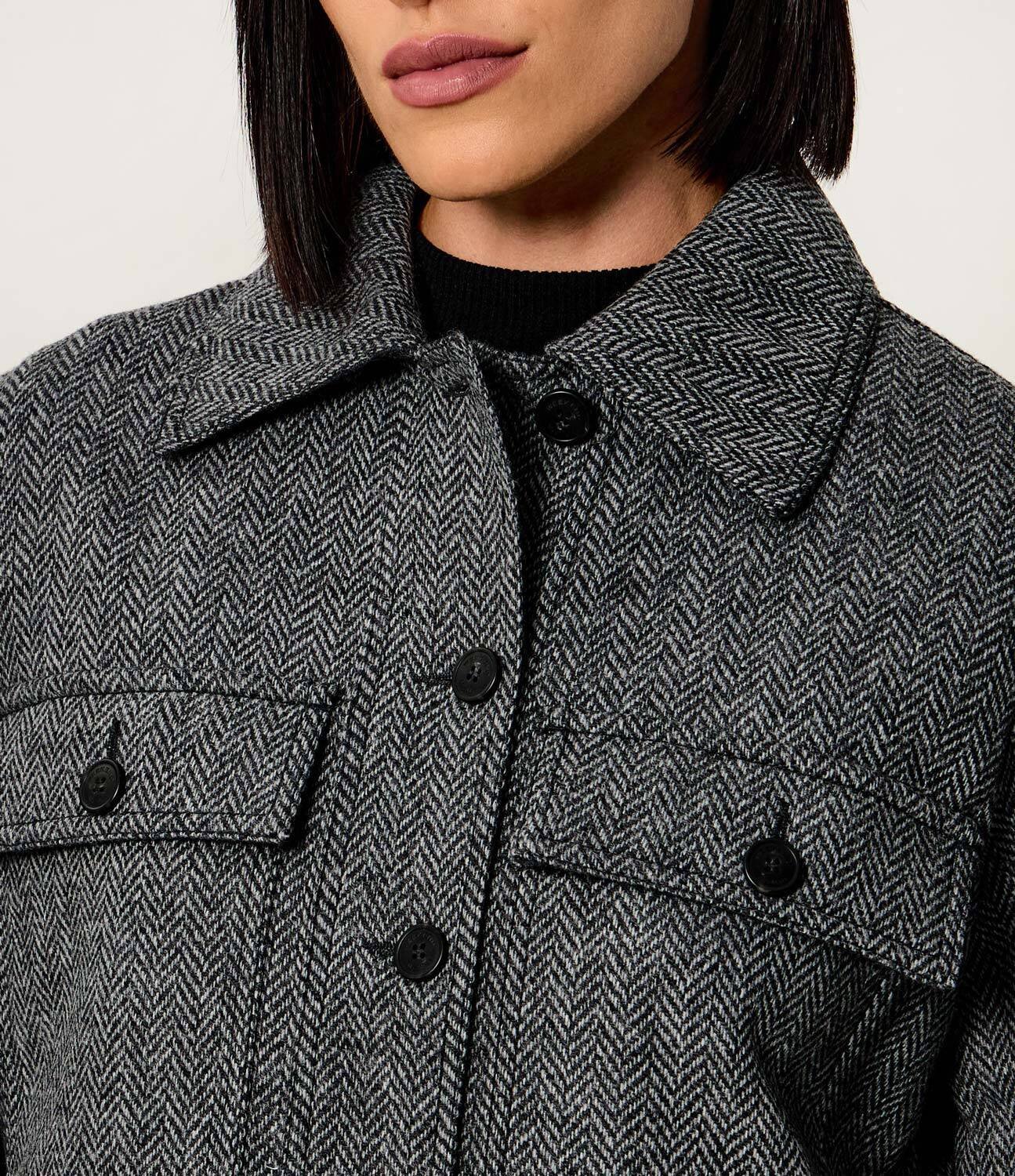 Weekend MaxMara De lână geacă Wkdginnasta | Cropped Fit