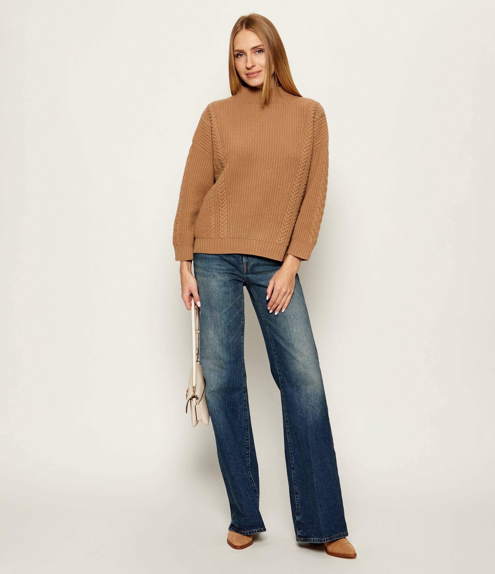 Weekend MaxMara De lână guler înalt SALITA | regular fit