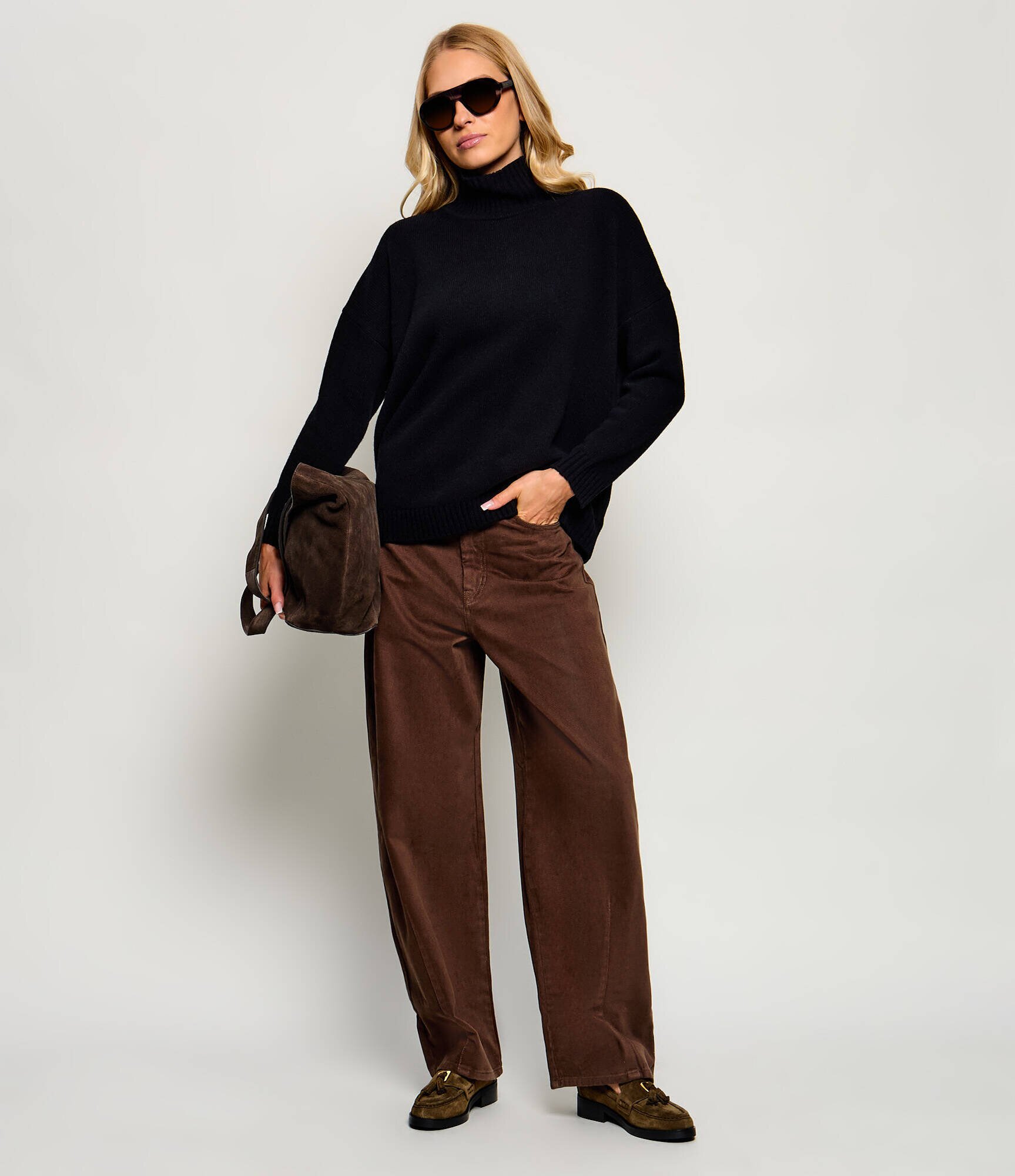 Weekend Max Mara De lână maletă Wkdborgia | Oversize fit