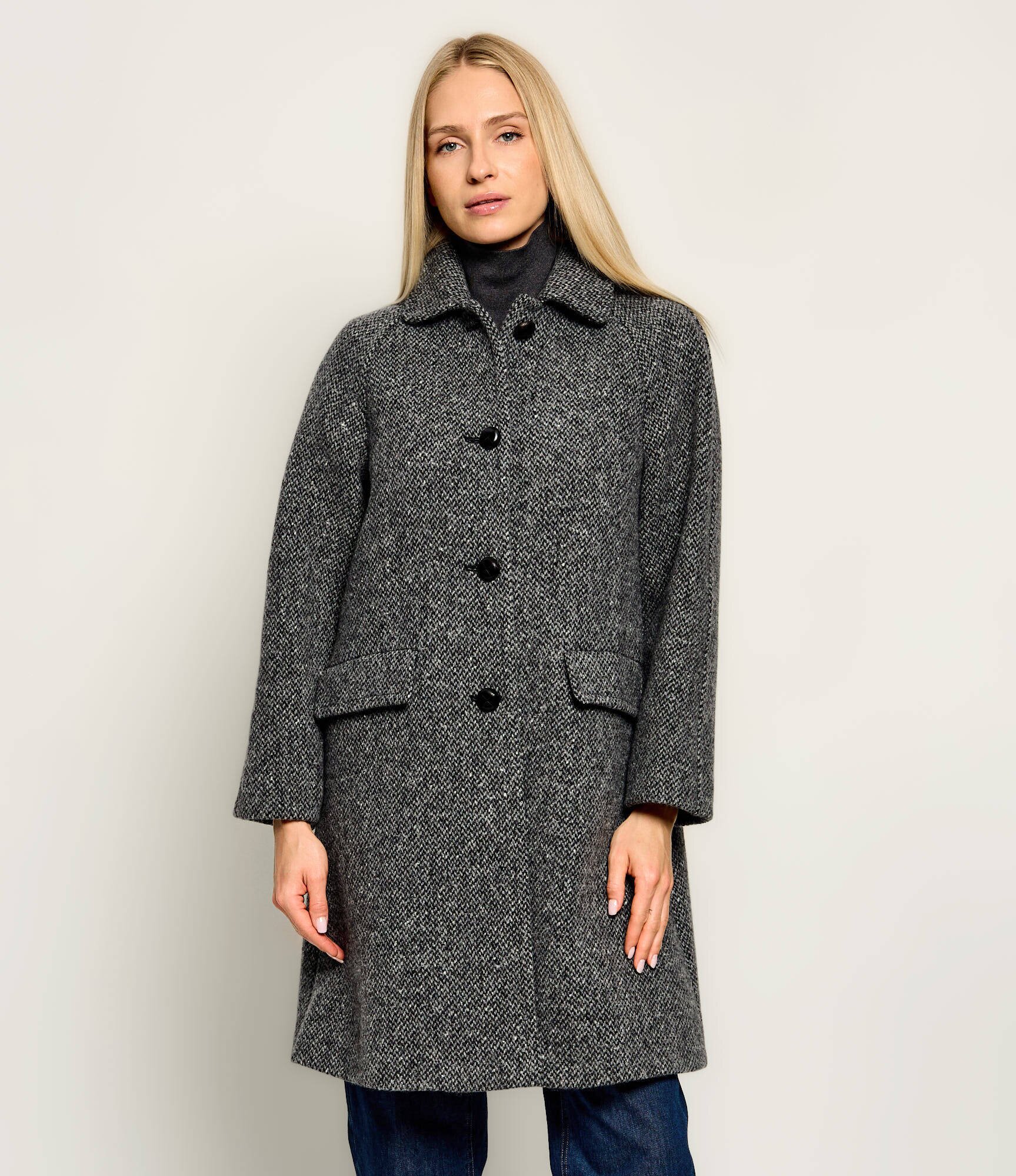 Weekend Max Mara De lână palton + șal Wkdlatino