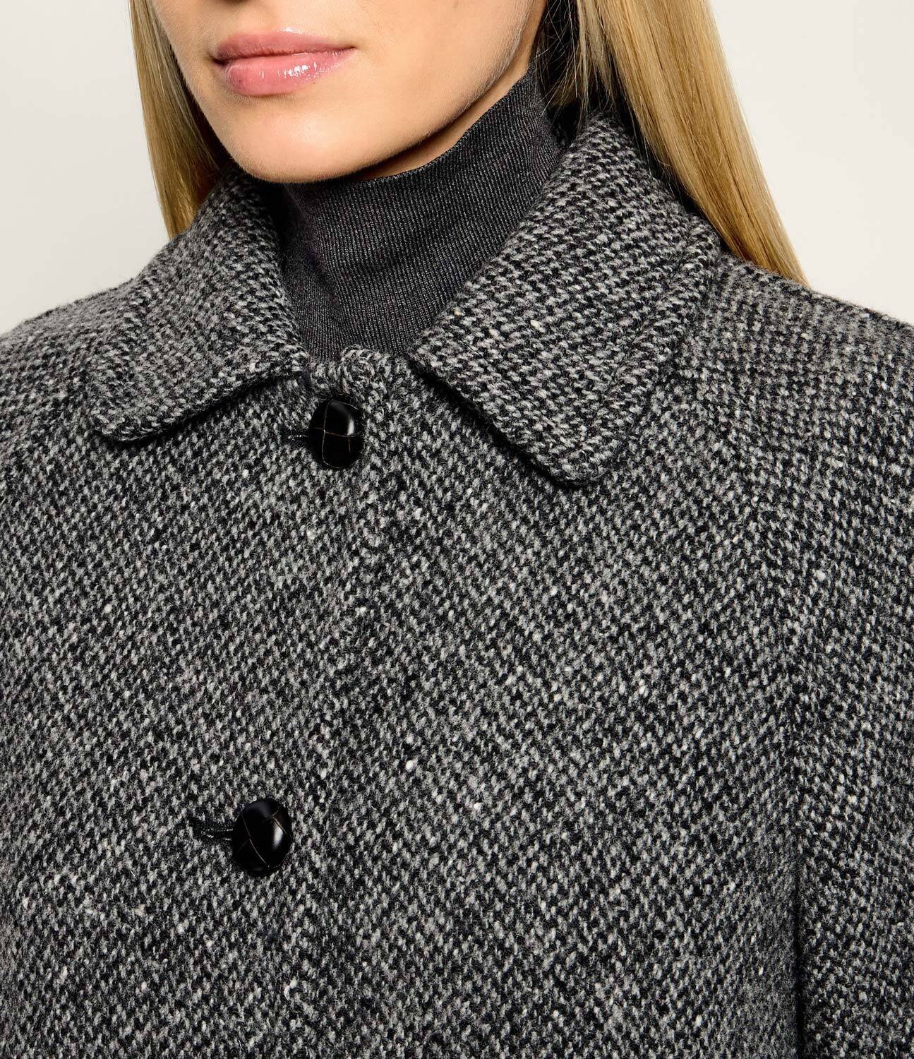 Weekend Max Mara De lână palton + șal Wkdlatino