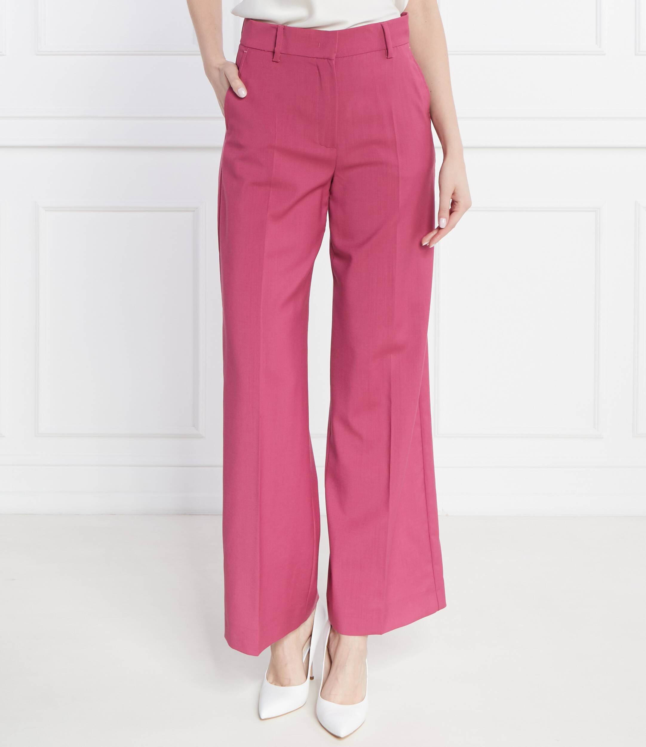 Weekend MaxMara De lână pantaloni | regular fit