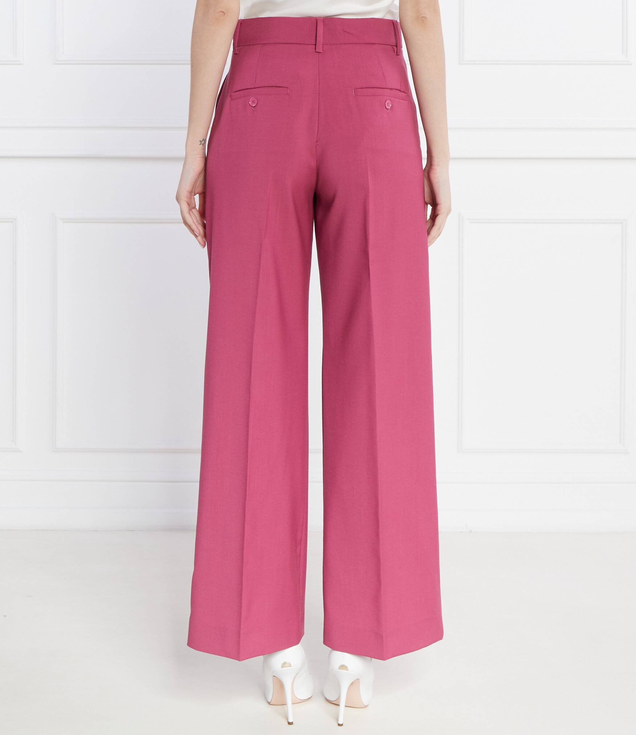Weekend MaxMara De lână pantaloni | regular fit