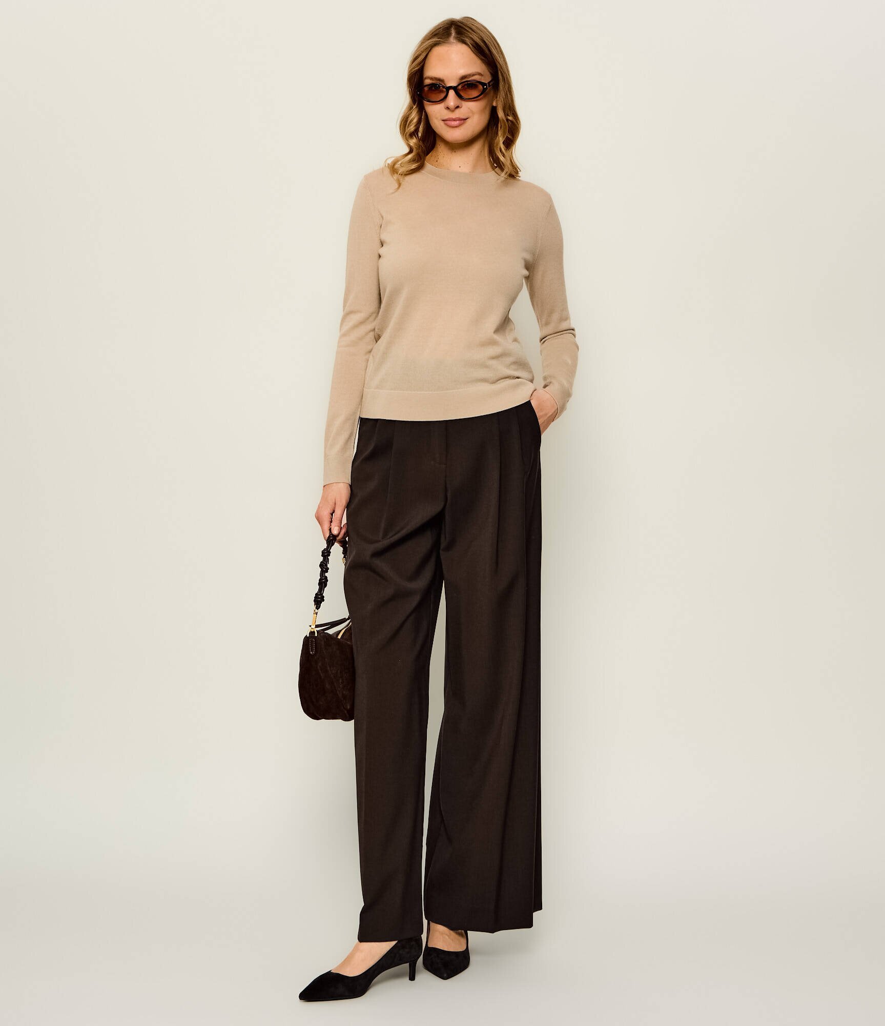 Weekend MaxMara De lână pantaloni Wkdadalfi | Relaxed fit