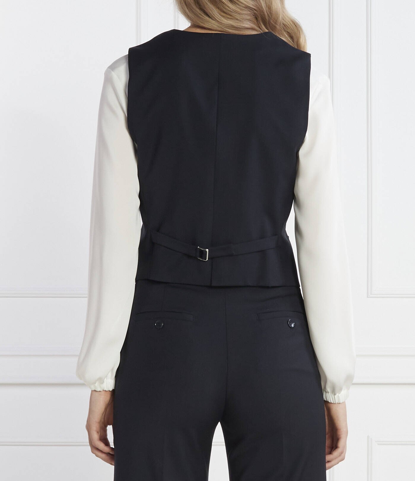 Weekend MaxMara De lână vestă NAVY | Regular Fit