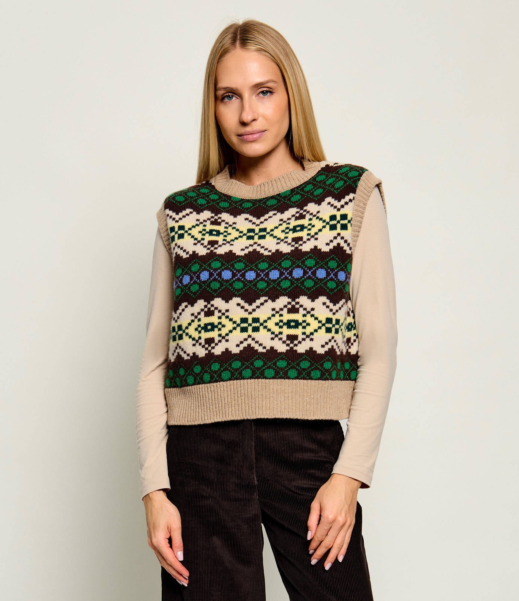 Weekend Max Mara De lână vestă Wkdsavana | Oversize fit