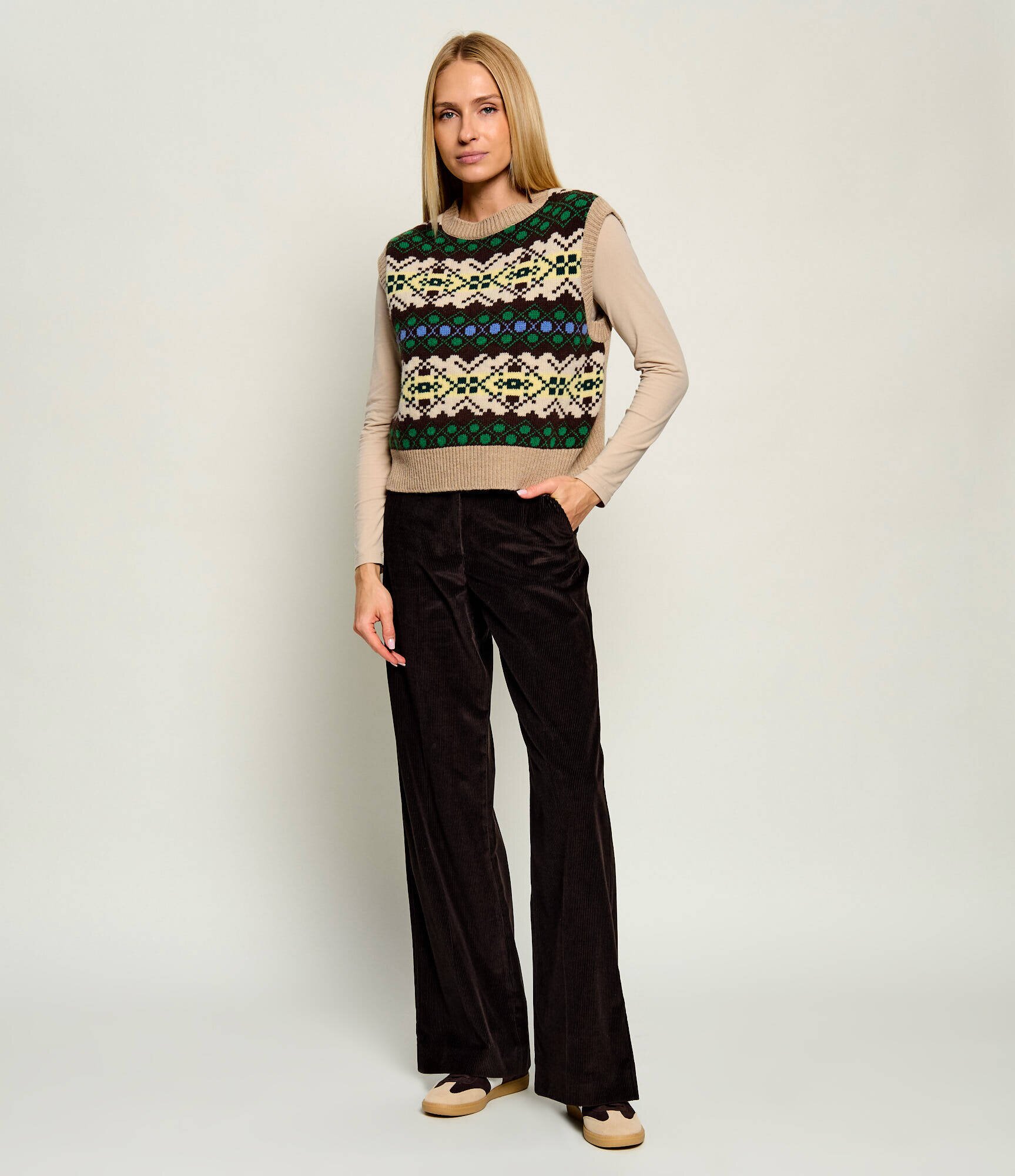 Weekend Max Mara De lână vestă Wkdsavana | Oversize fit