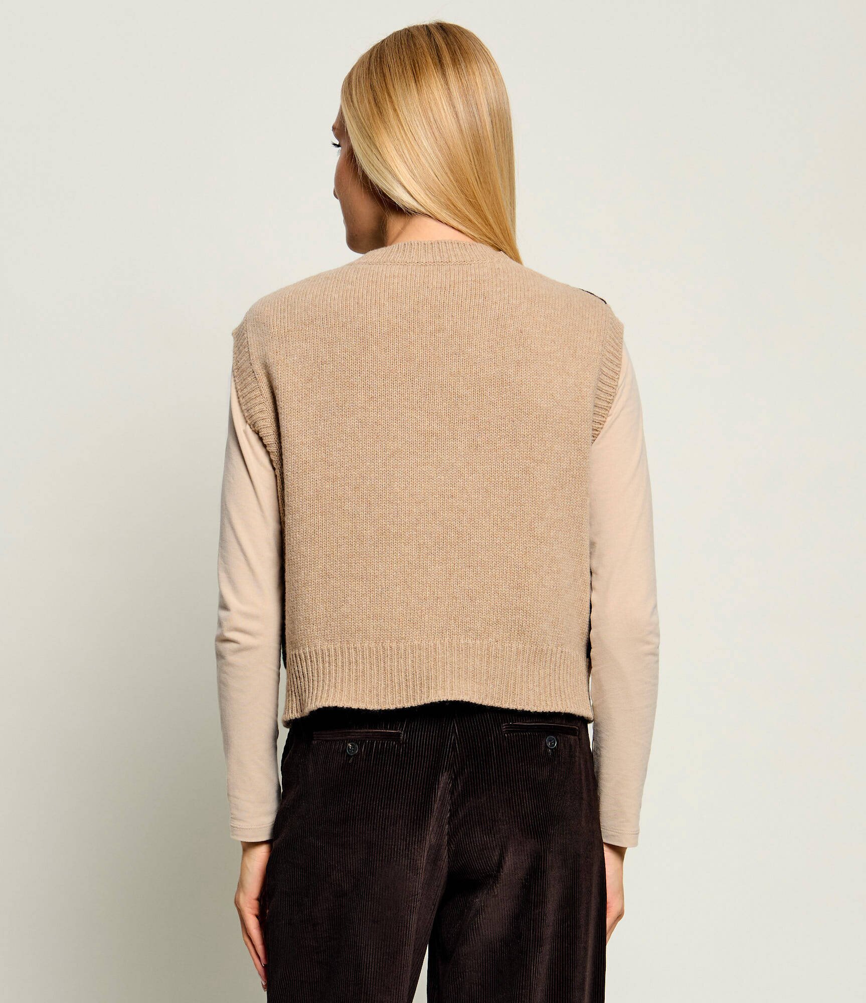 Weekend Max Mara De lână vestă Wkdsavana | Oversize fit
