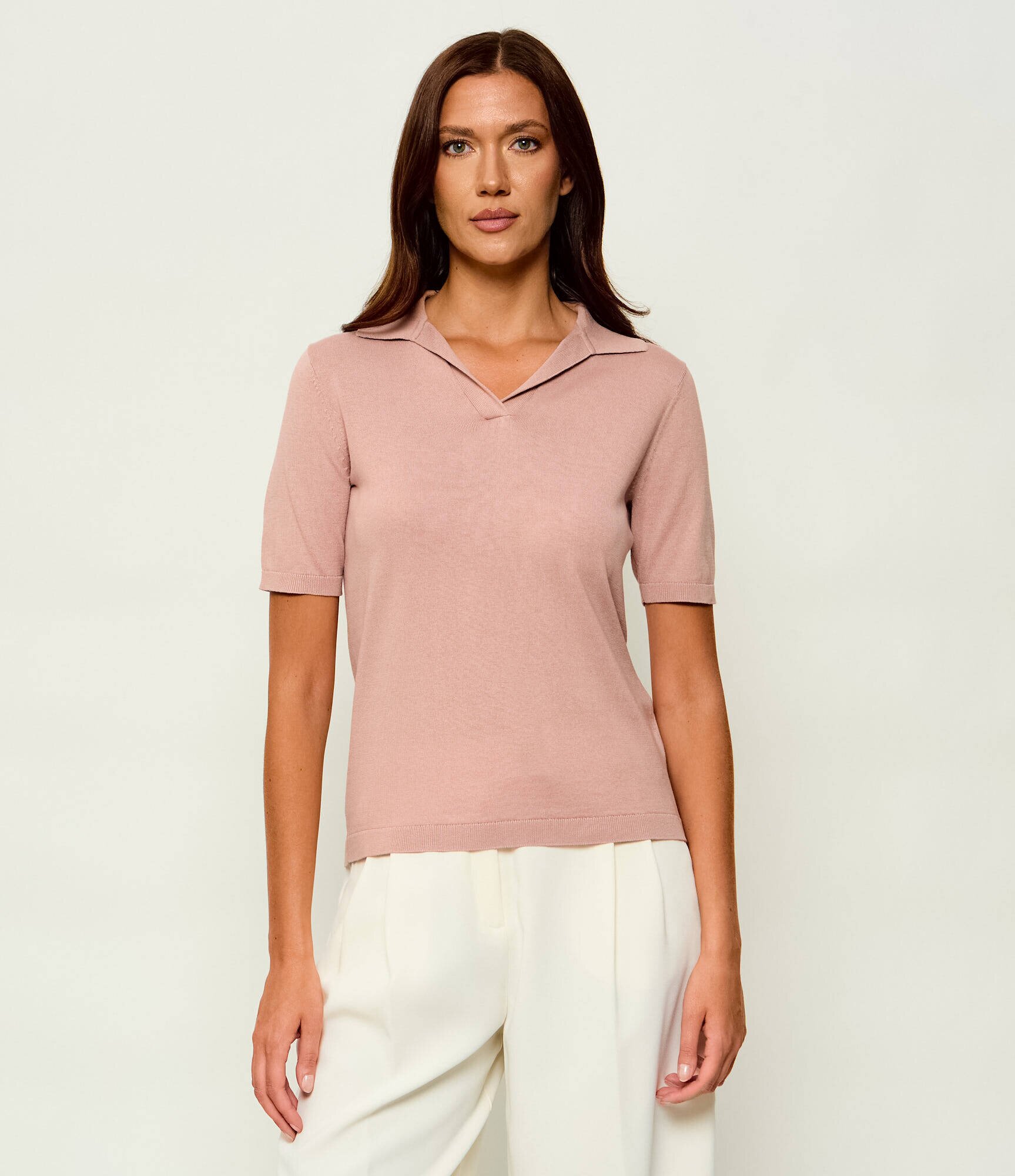 Weekend MaxMara De mătase polo Wkdroncolo | Slim Fit