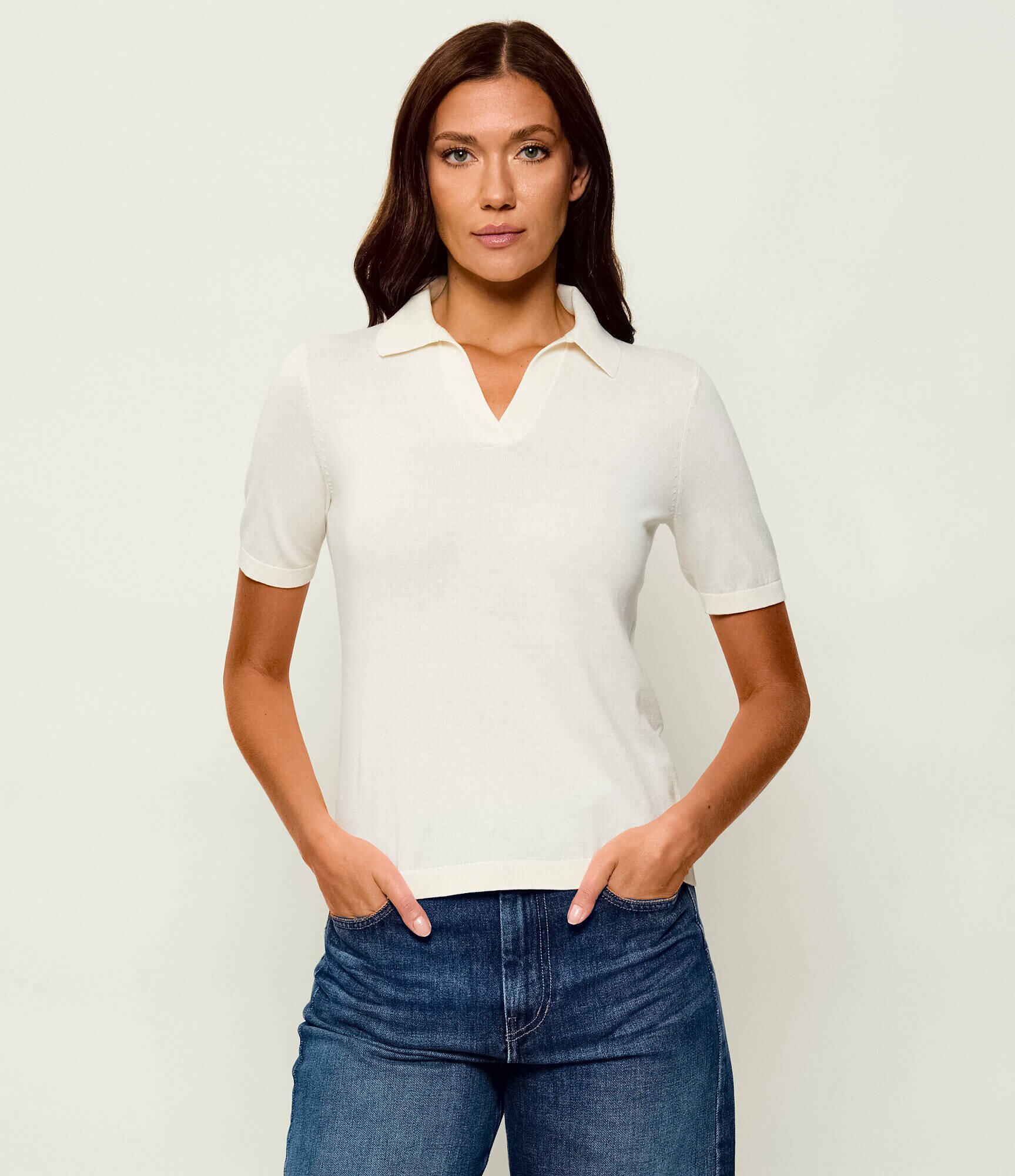 Weekend MaxMara De mătase polo Wkdroncolo | Slim Fit