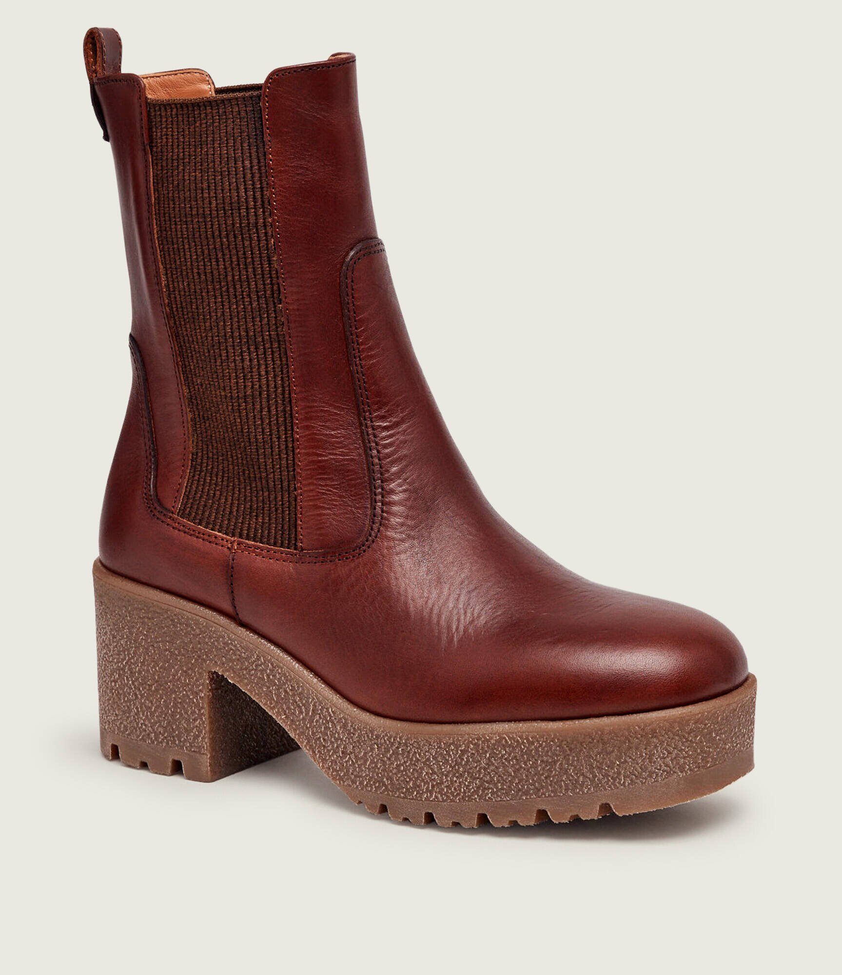 Weekend MaxMara De piele botine cu toc Wkamacro