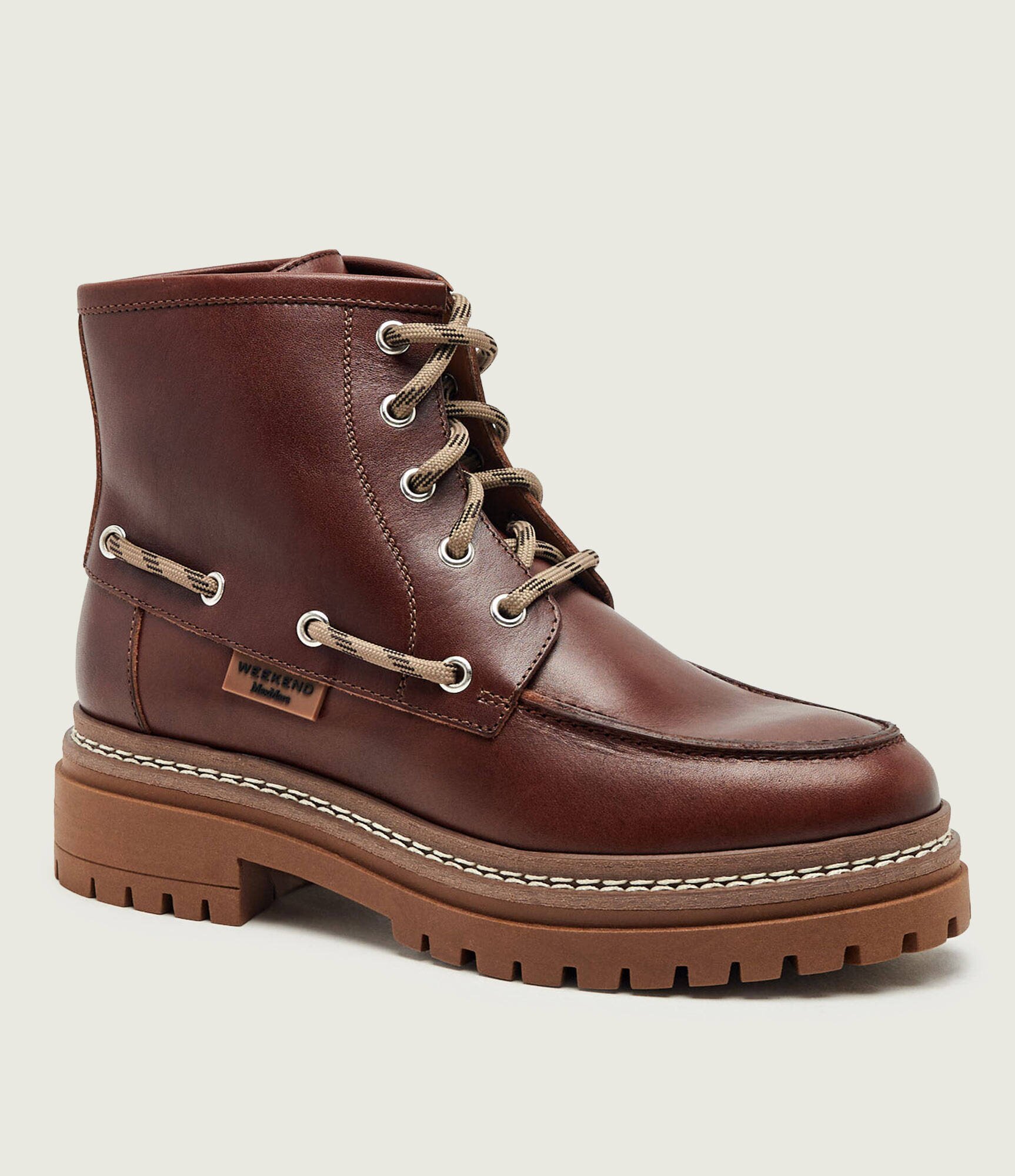 Weekend MaxMara De piele botine Wkapantone