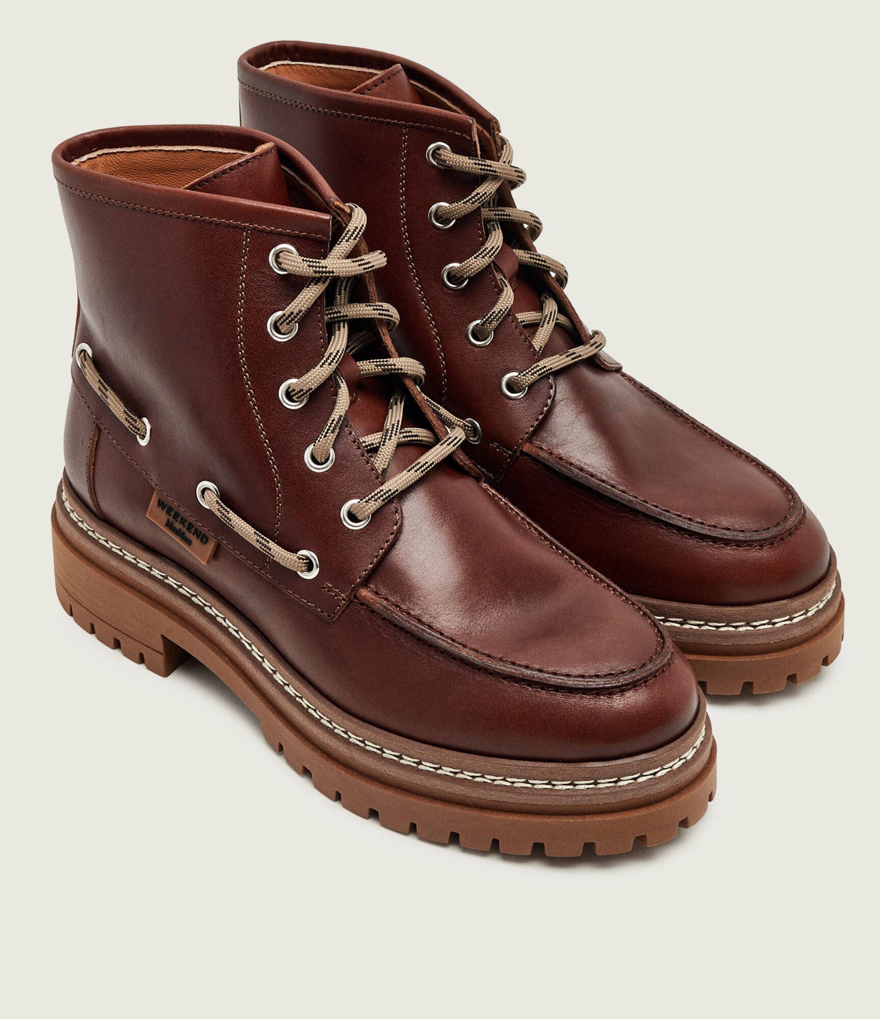 Weekend MaxMara De piele botine Wkapantone