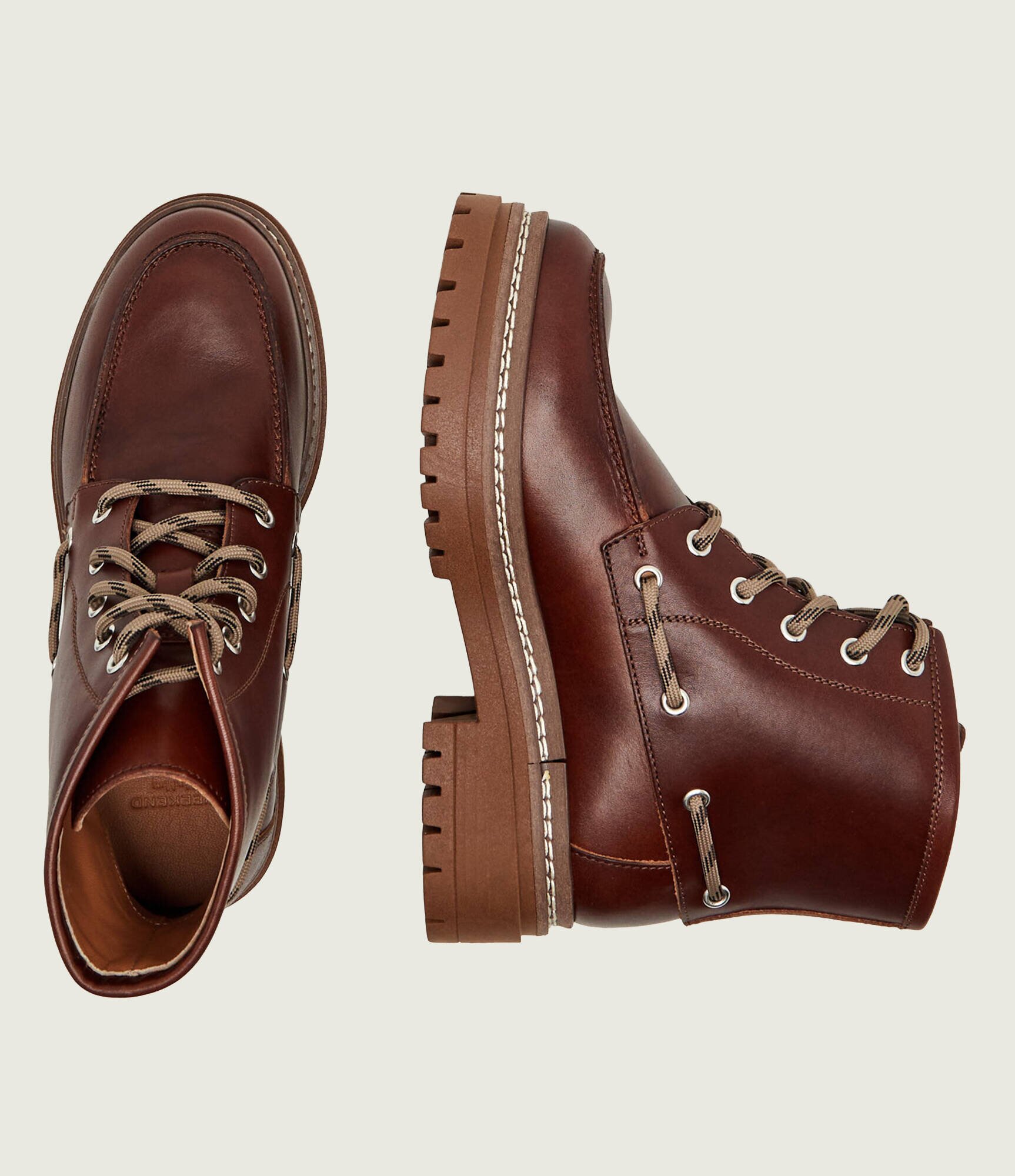 Weekend MaxMara De piele botine Wkapantone