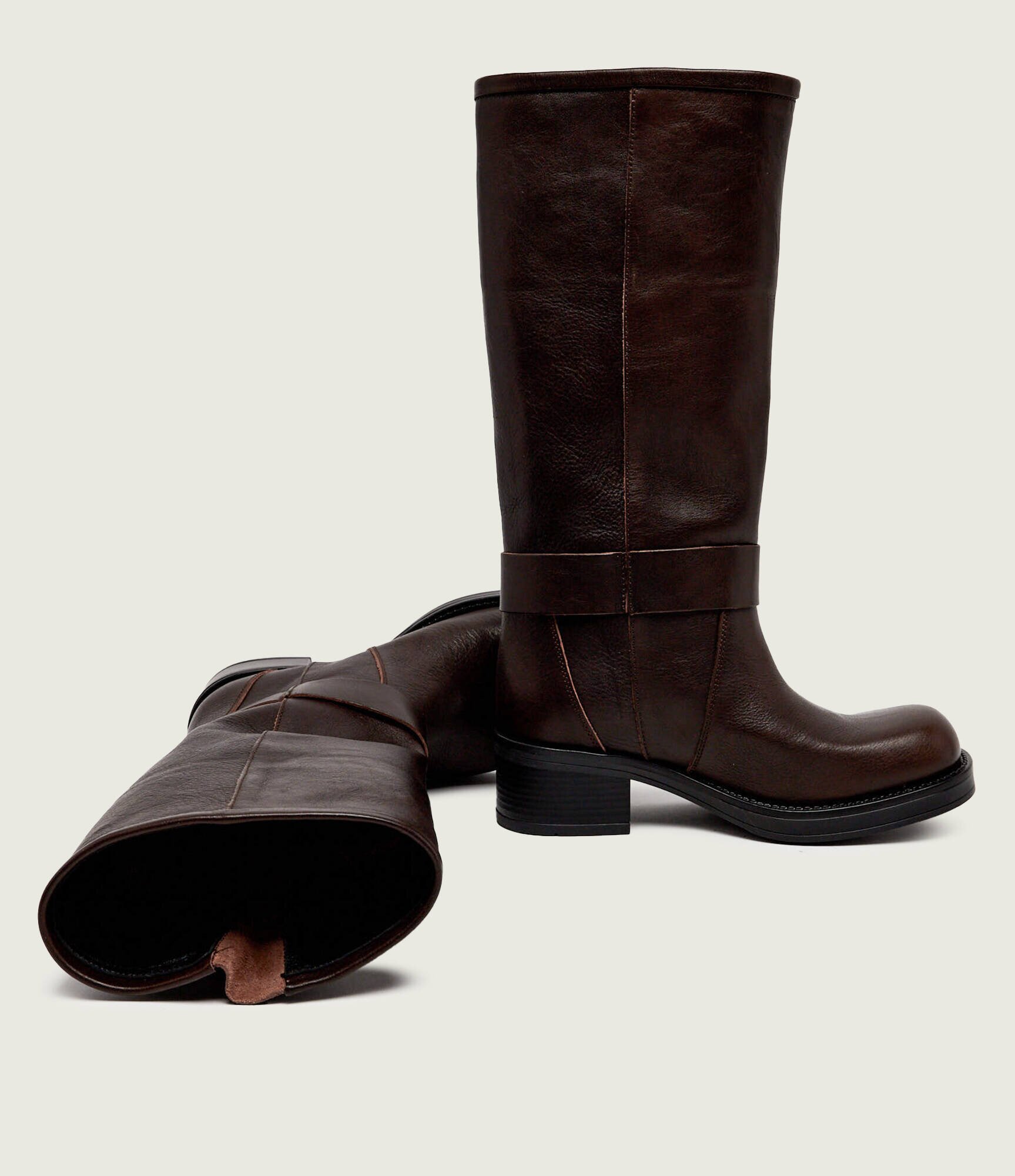 Weekend MaxMara De piele cizme de echitație Wkaaddobbo
