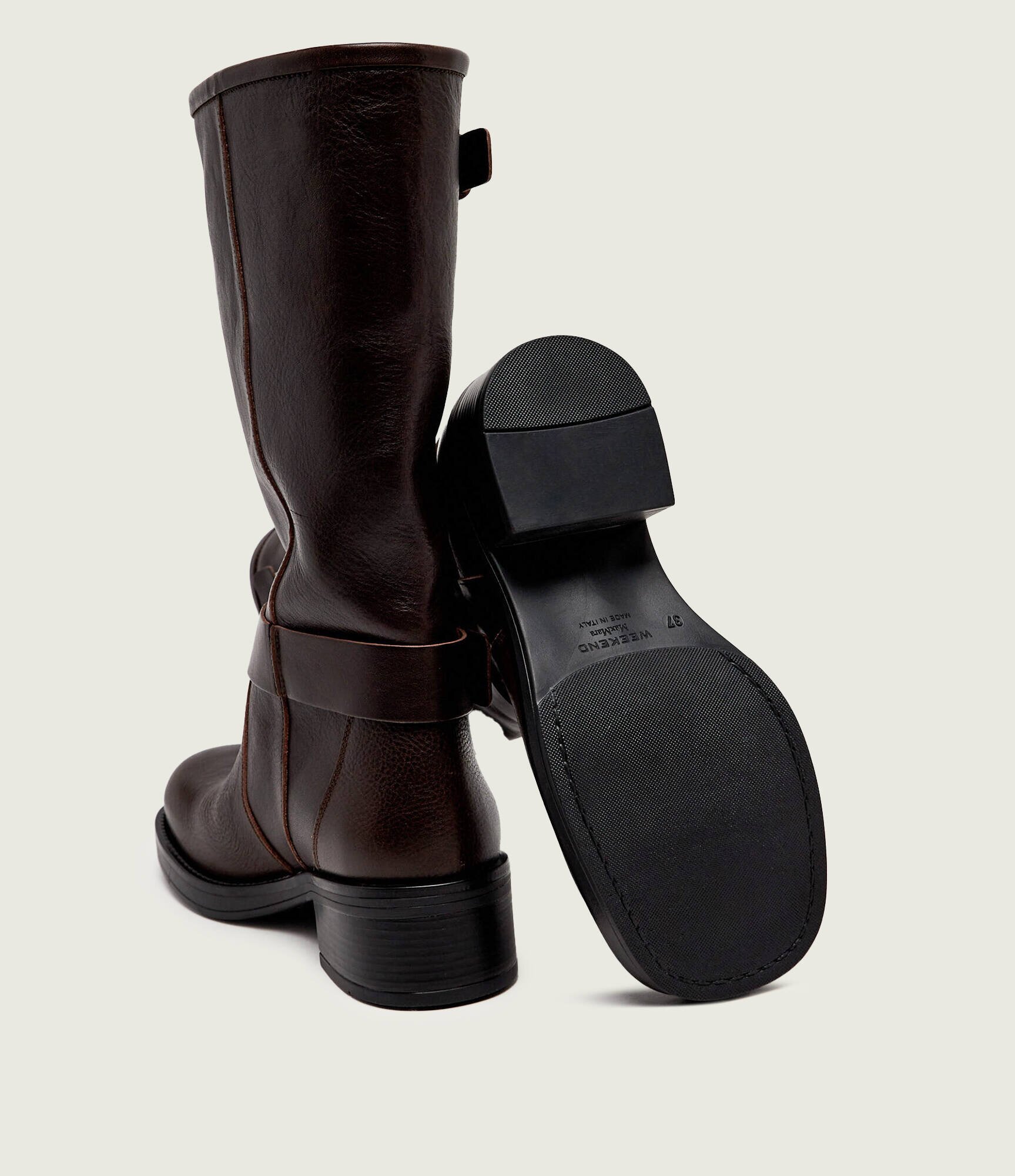 Weekend MaxMara De piele cizme de echitație Wkaaddobbo