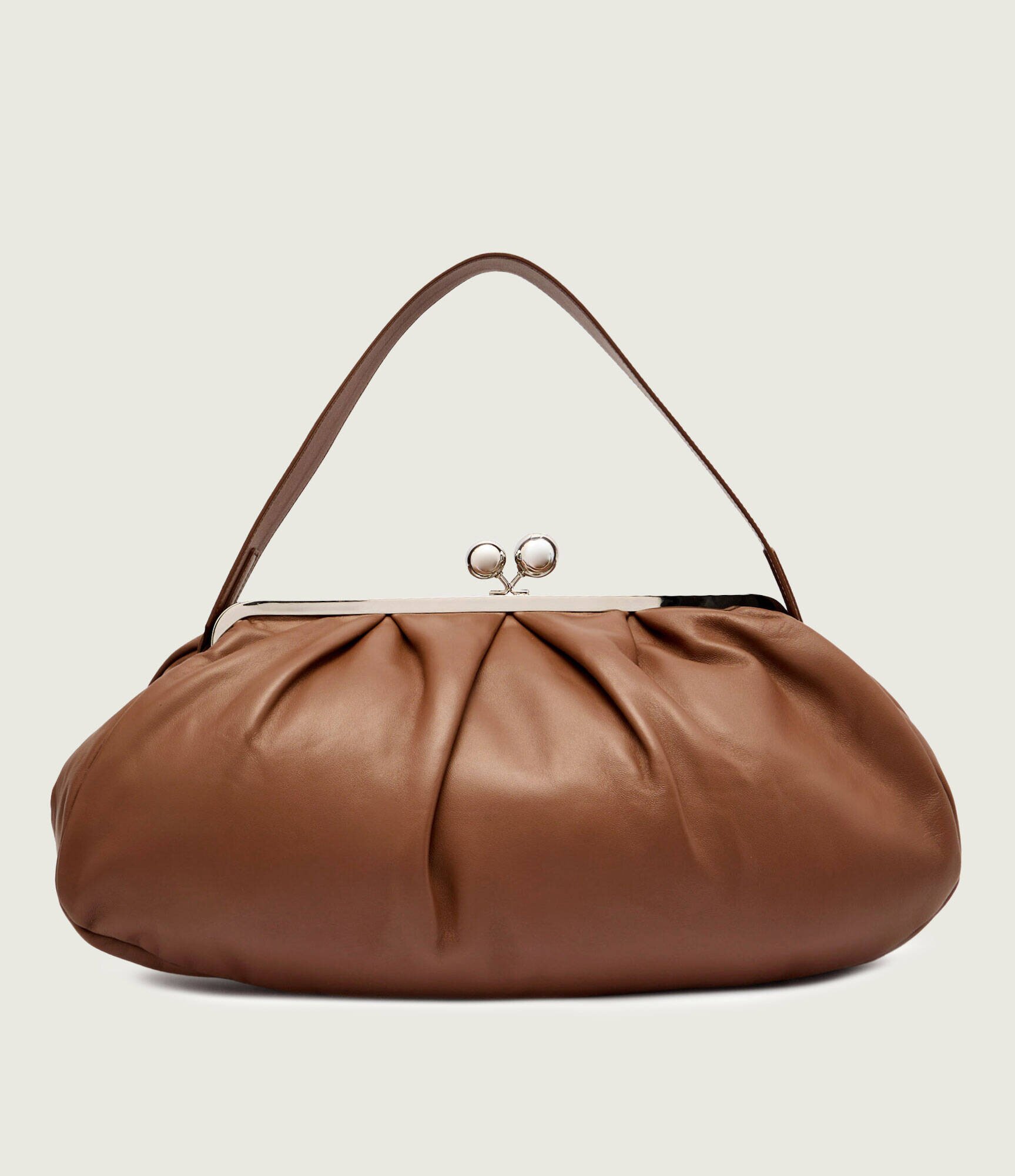 Weekend MaxMara De piele geantă pe umăr Pasticcino PROVINO
