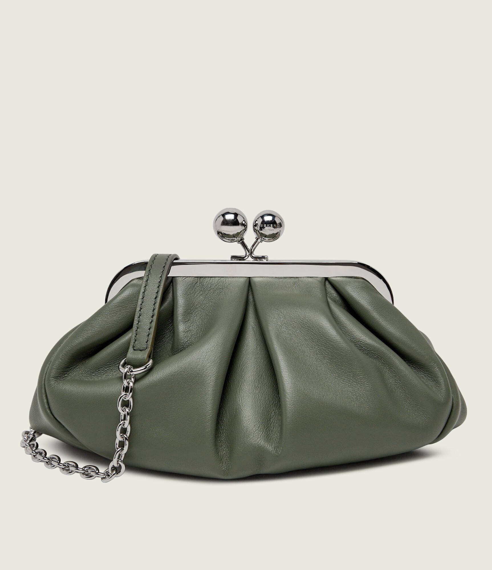 Weekend MaxMara De piele geantă pe umăr Prati Pasticcino