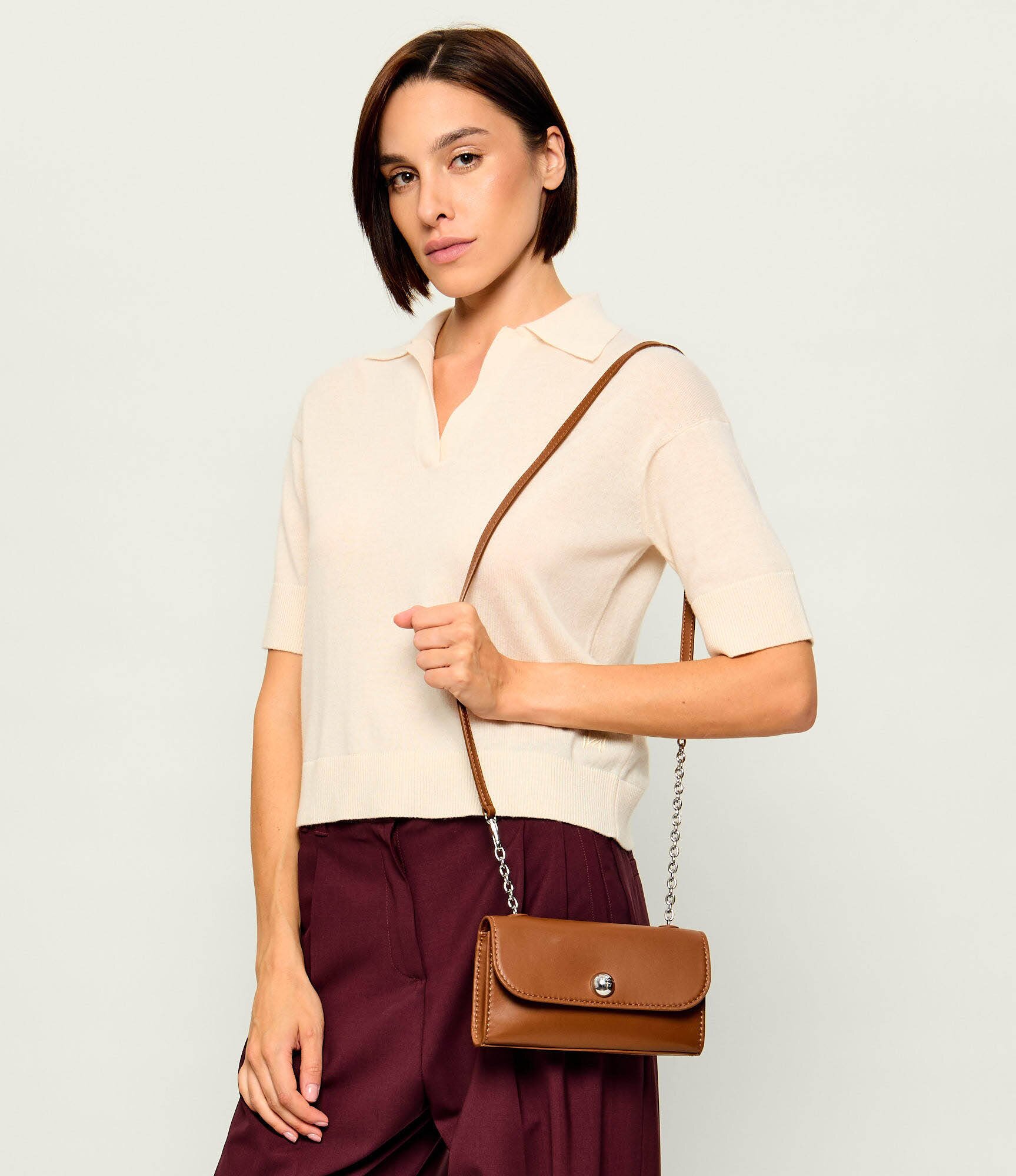 Weekend MaxMara De piele geantă pe umăr Wkacalao