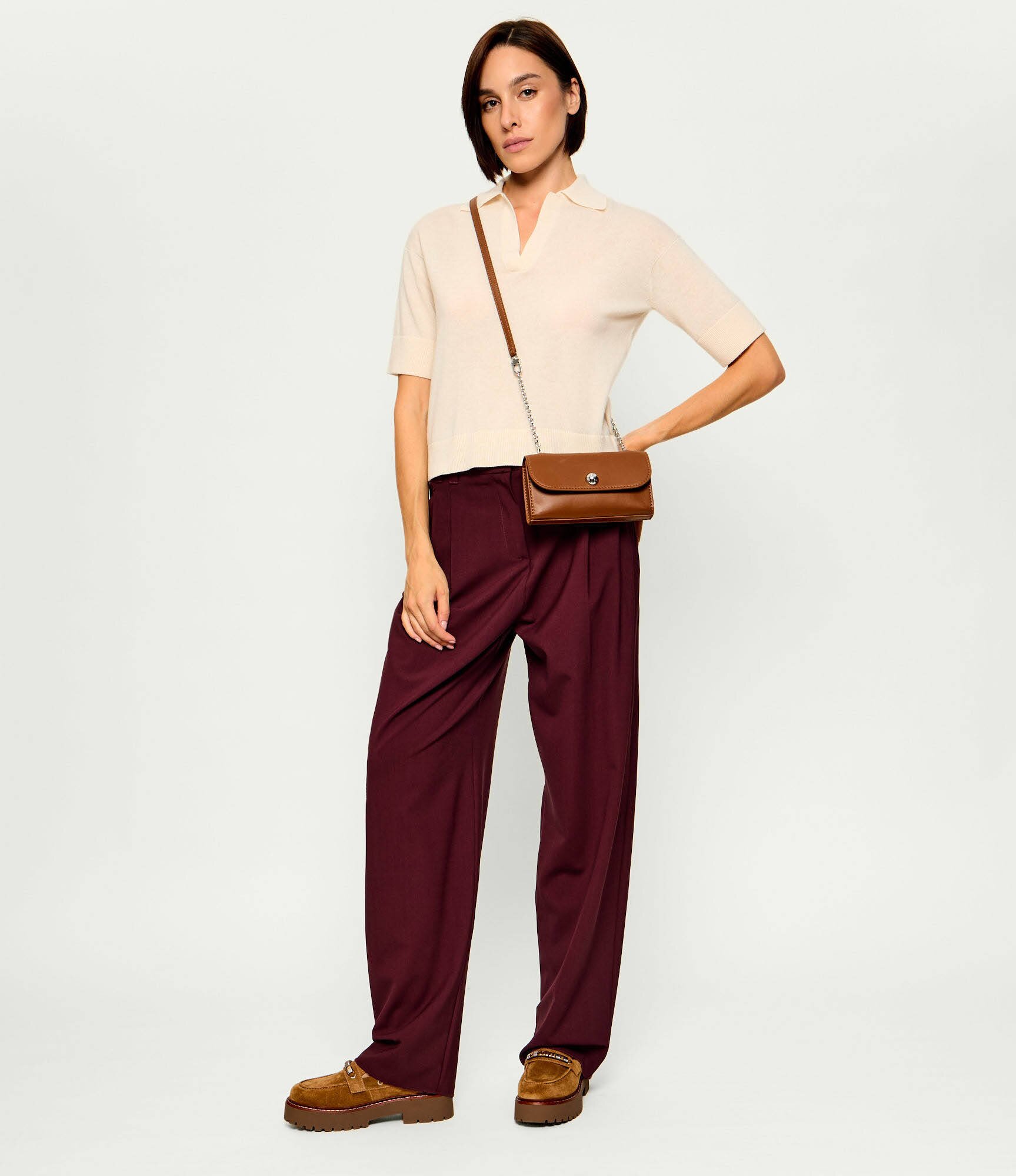 Weekend MaxMara De piele geantă pe umăr Wkacalao