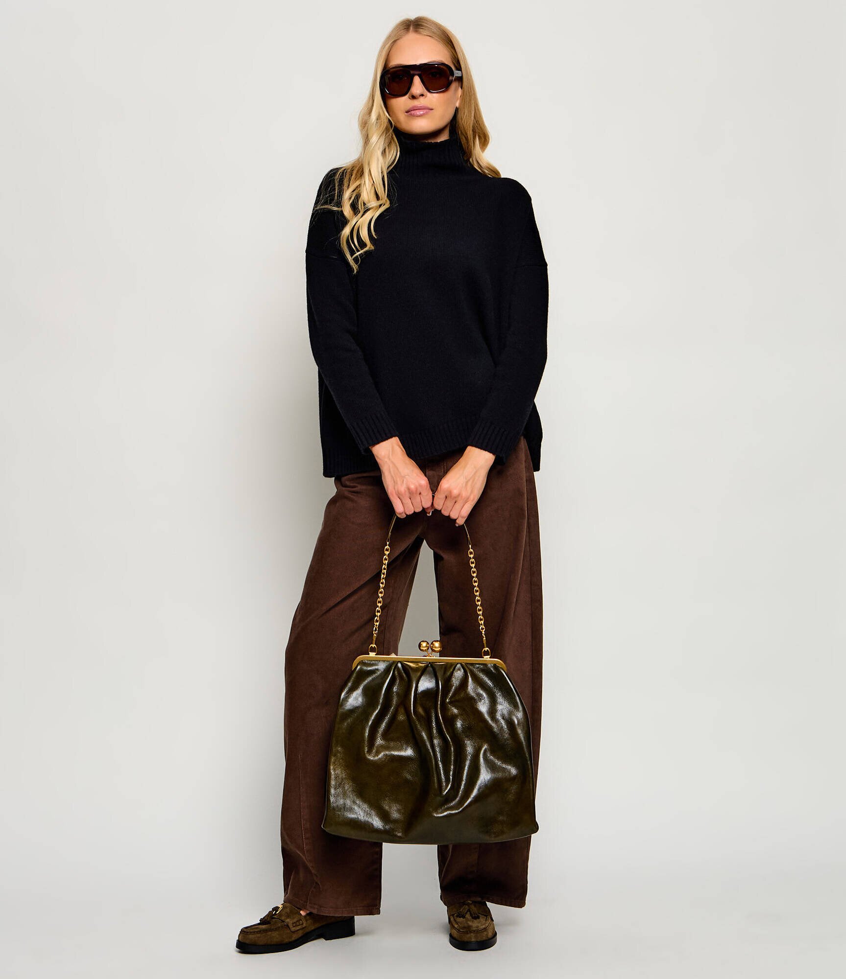 Weekend MaxMara De piele geantă pe umăr Wkamirte Pasticcino | Weekend Max Mara x Robert Rabensteiner