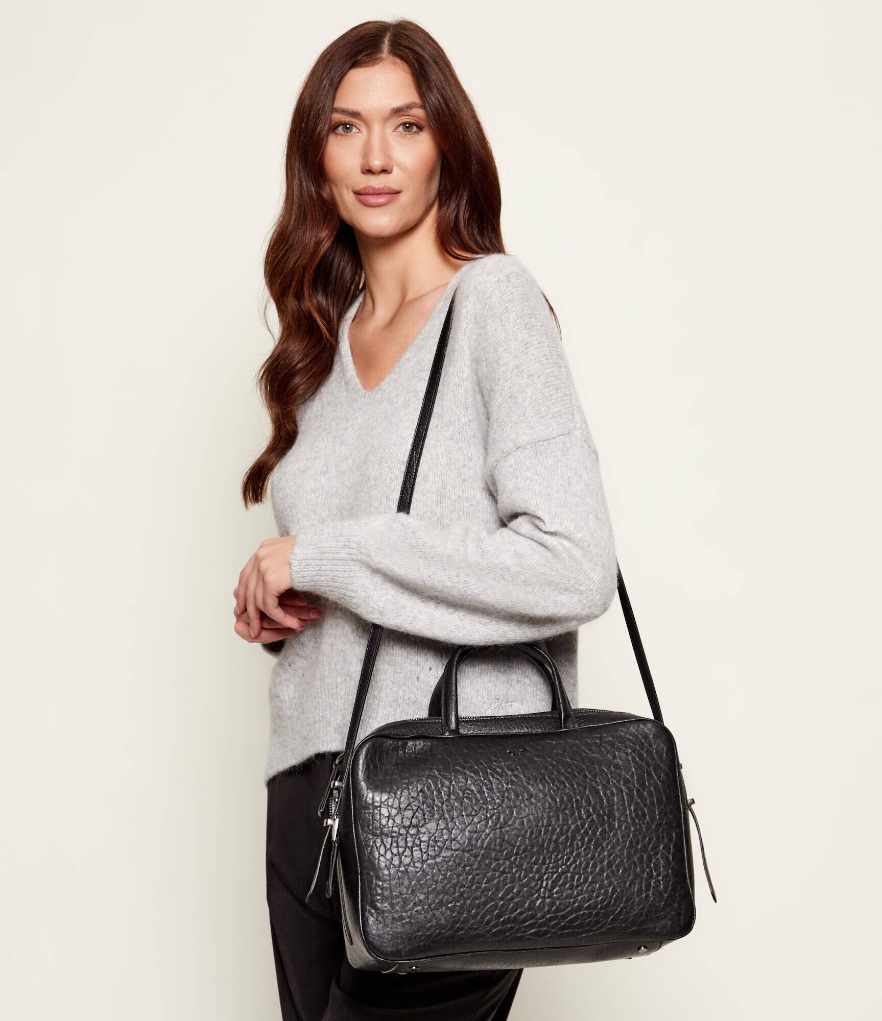 Weekend MaxMara De piele geantă pentru laptop 10" Palos