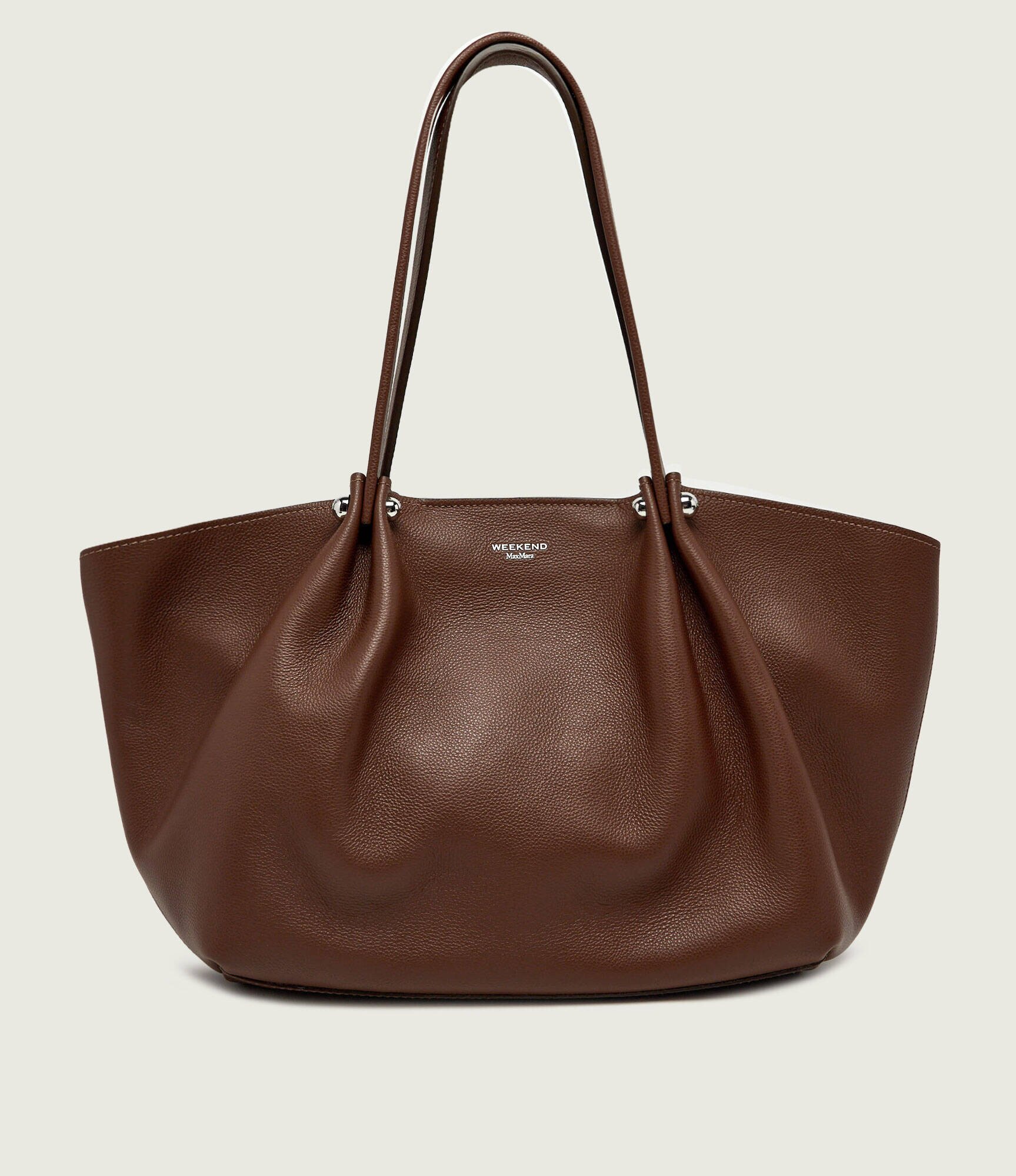 Weekend MaxMara De piele geantă shopper + borsetă Wkasatira