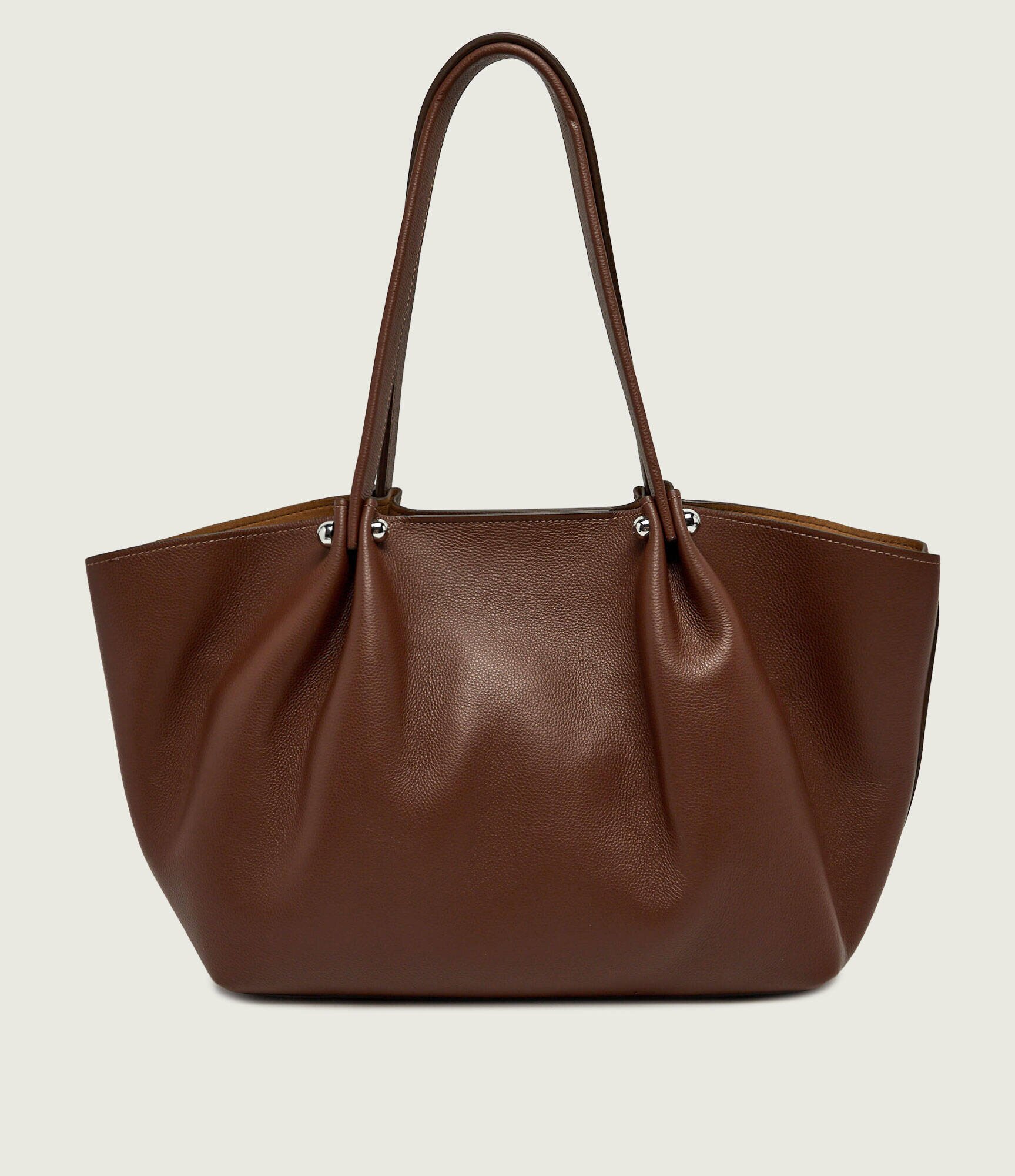 Weekend MaxMara De piele geantă shopper + borsetă Wkasatira
