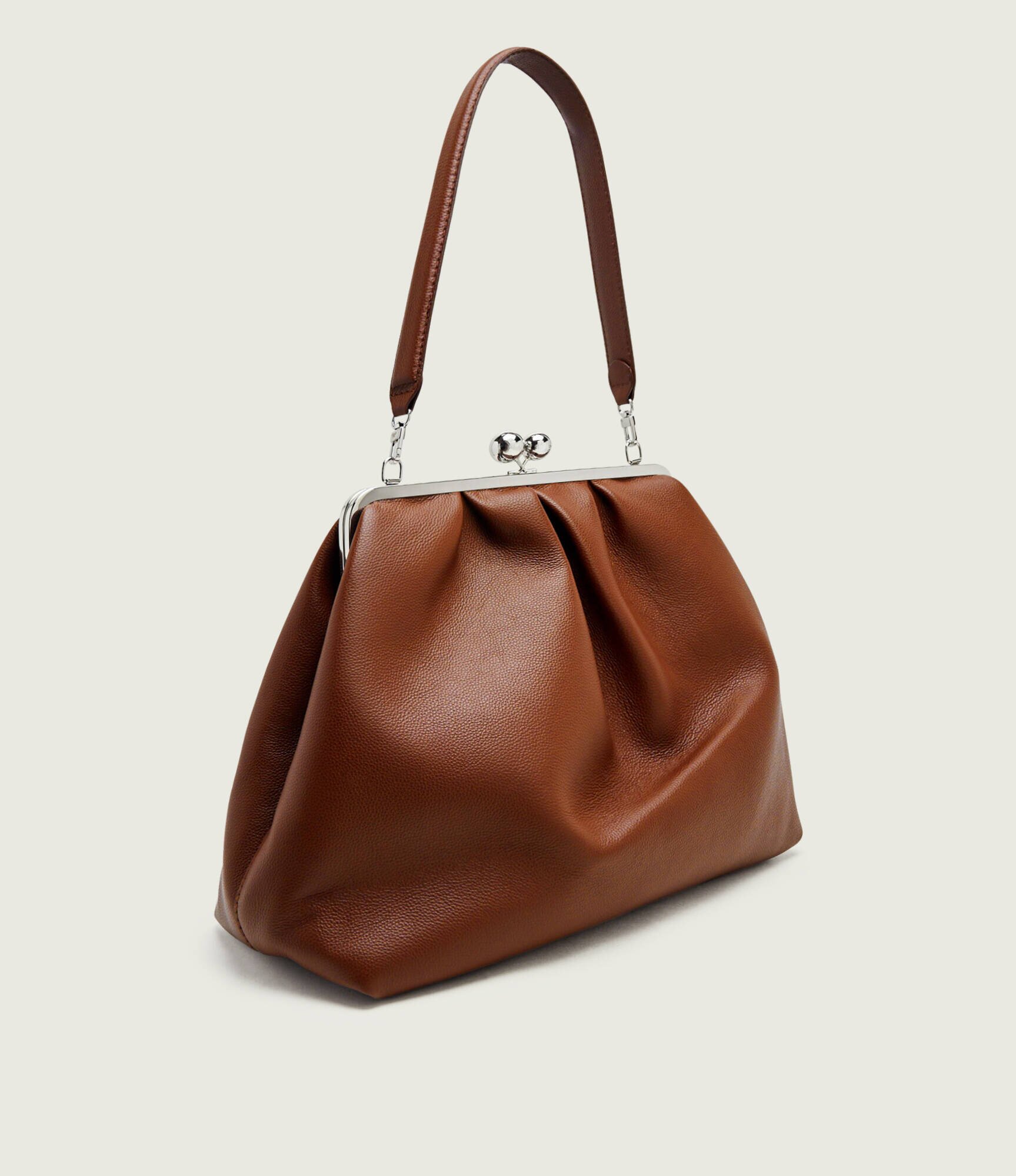 Weekend MaxMara De piele geantă shopper Wkabambola Pasticcino