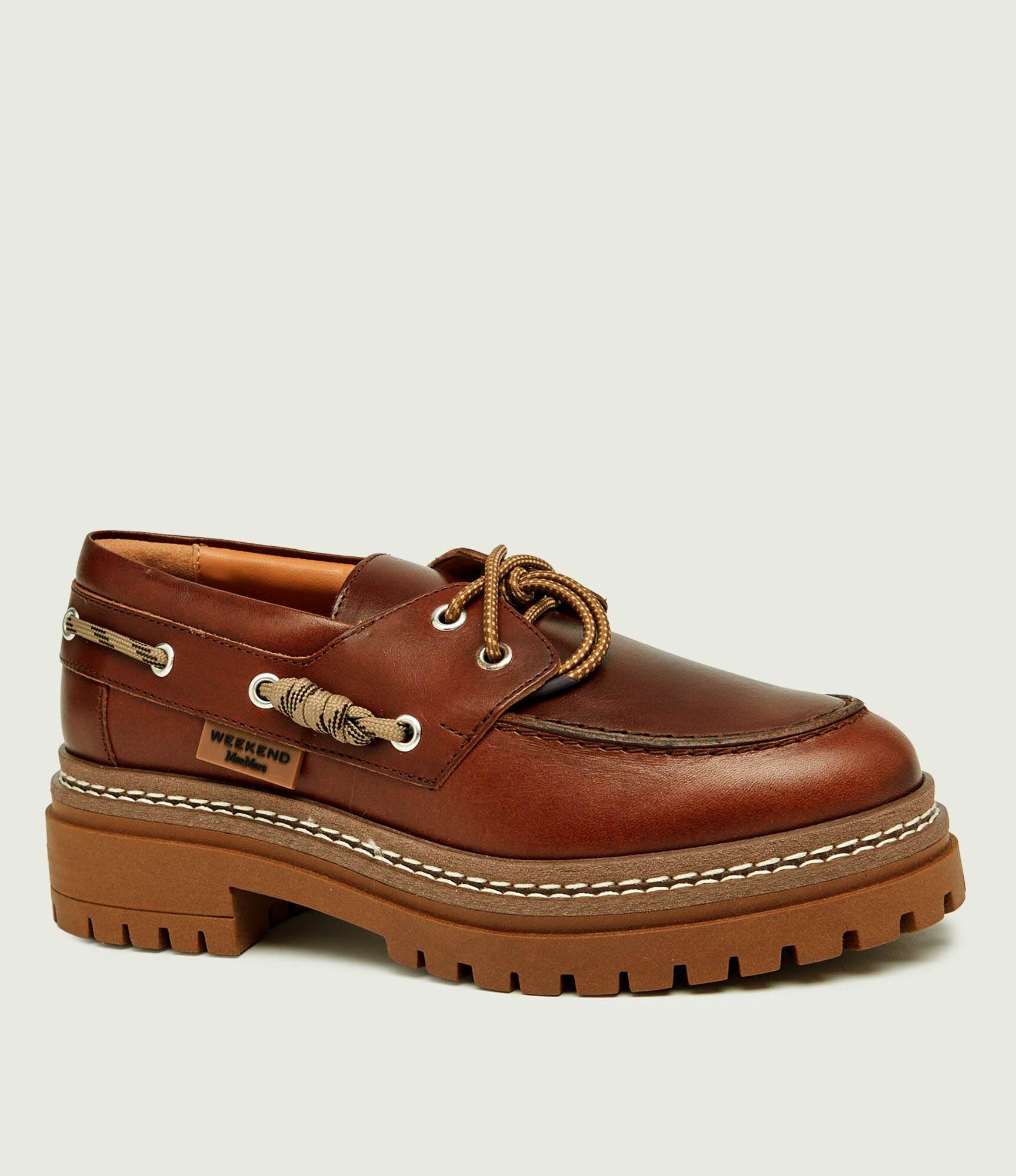 Weekend MaxMara De piele pantofi loafer Wkacarezza