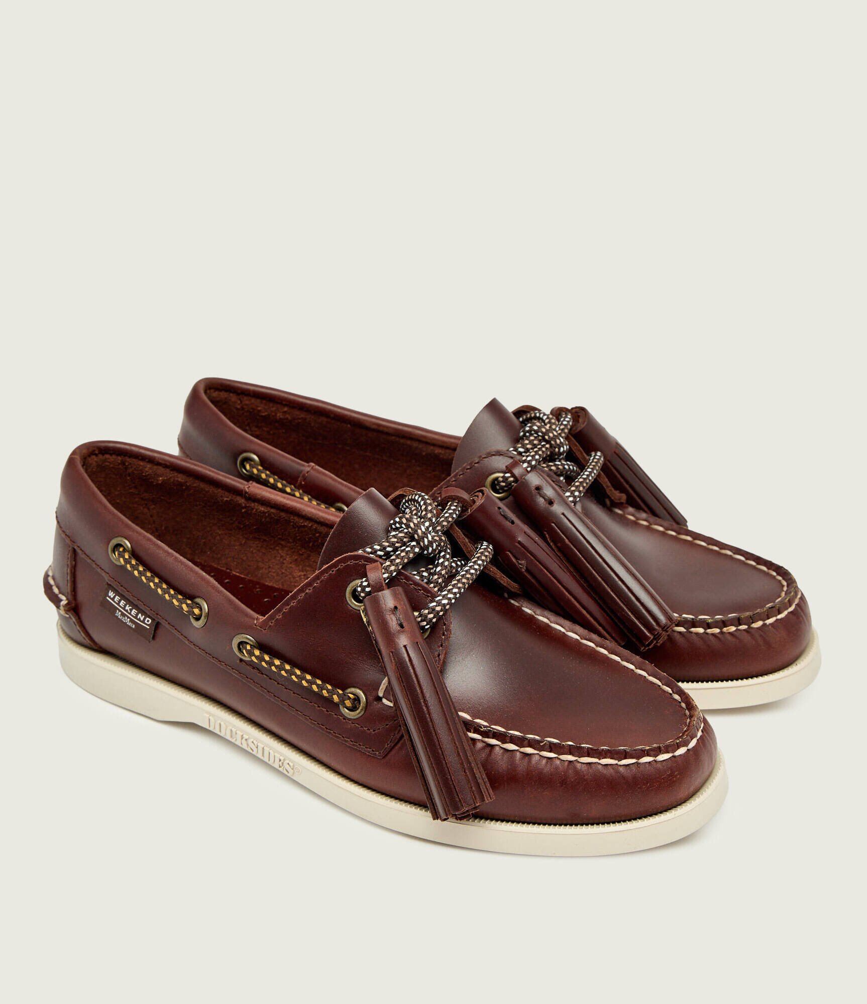 Weekend MaxMara De piele pantofi loafer WKADOCKSIDE2