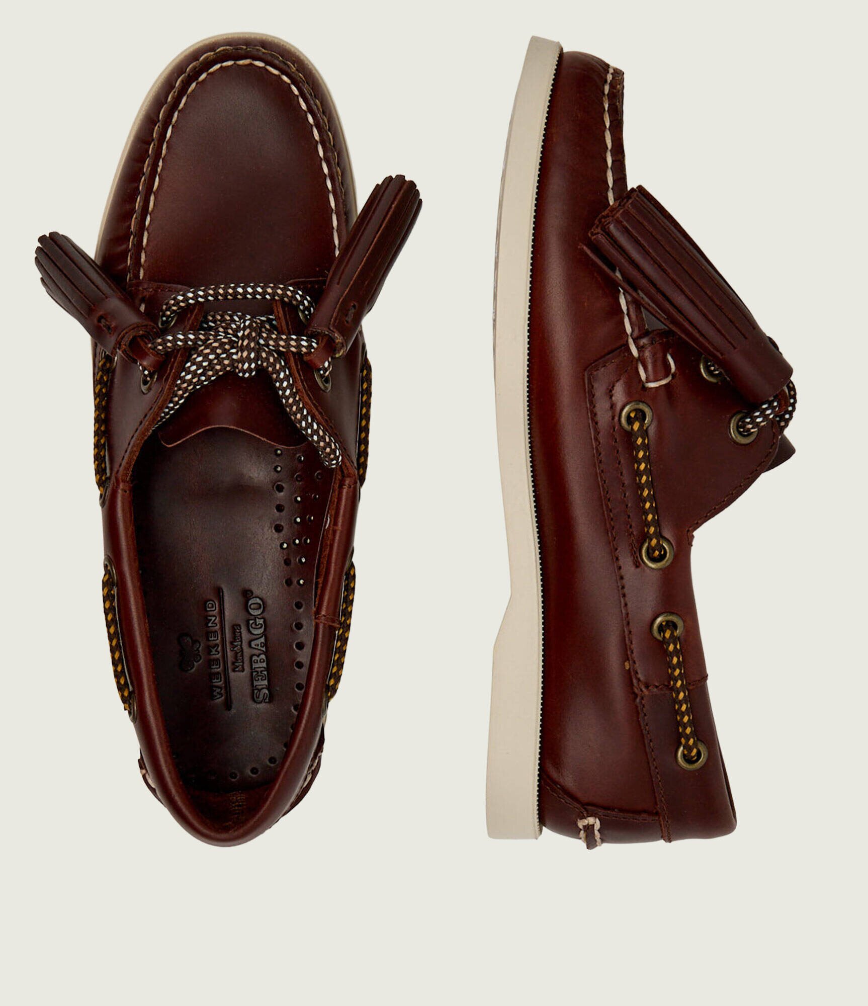 Weekend MaxMara De piele pantofi loafer WKADOCKSIDE2