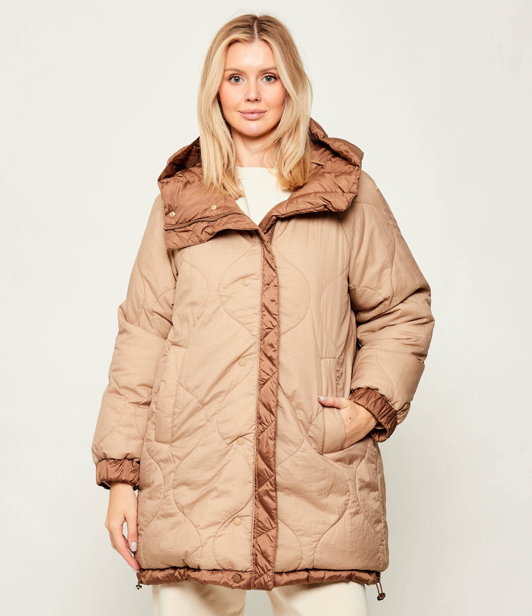 Weekend MaxMara De puf cu două fețe geacă ANFORA | Loose fit