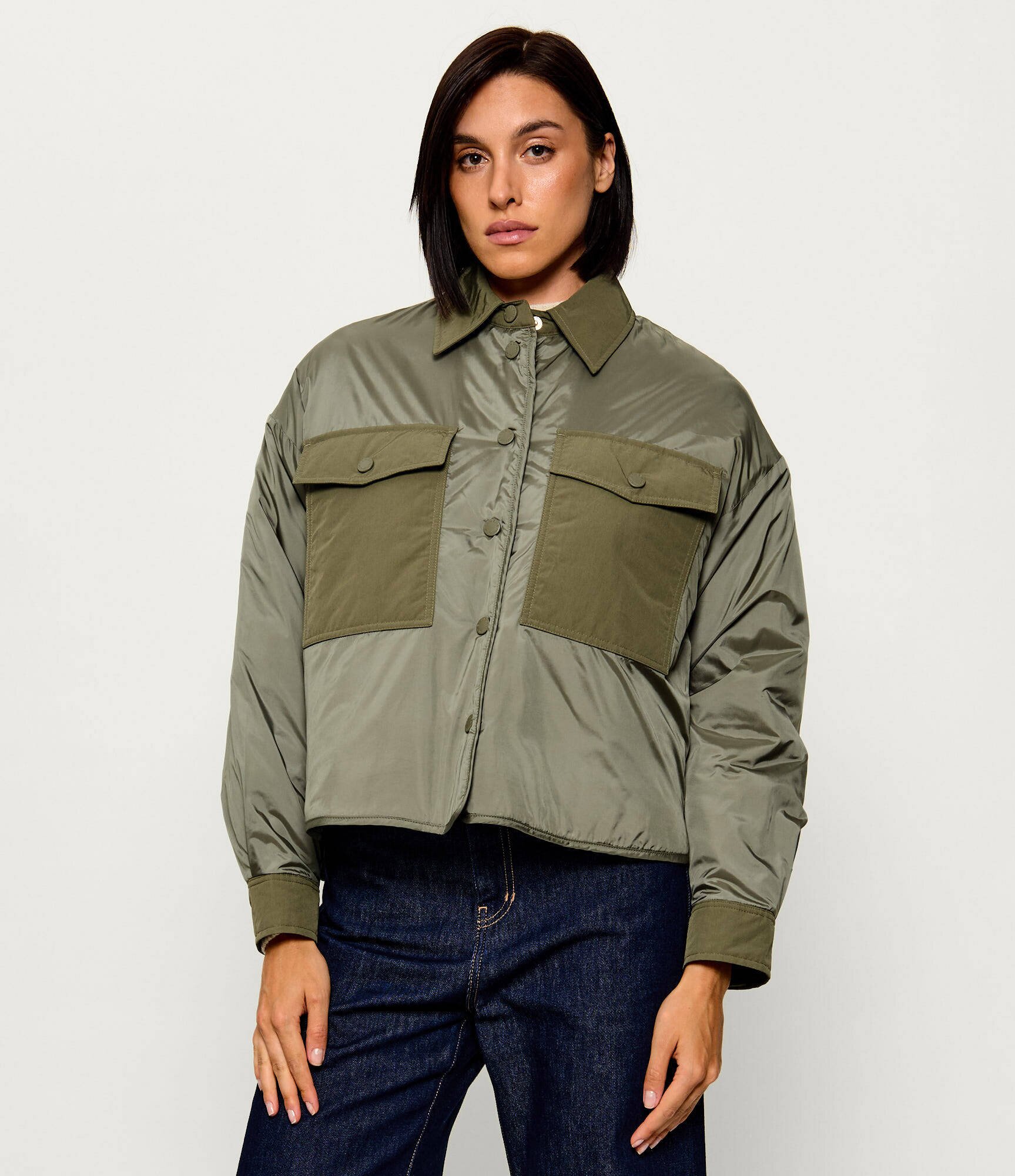 Weekend MaxMara Geacă cu două fețe Wkdsughero | regular fit cu adaos de lână