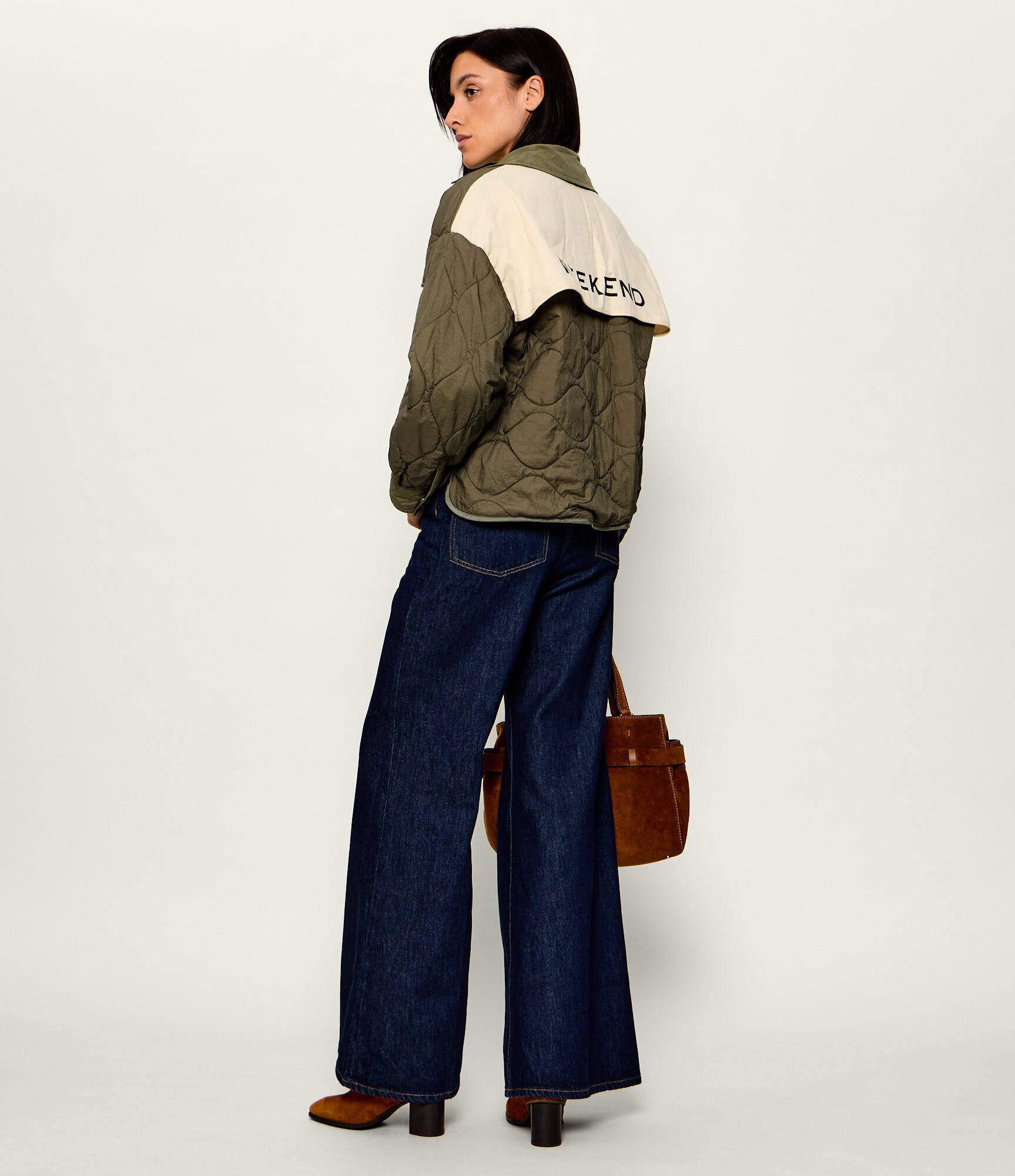 Weekend MaxMara Geacă cu două fețe Wkdsughero | regular fit cu adaos de lână