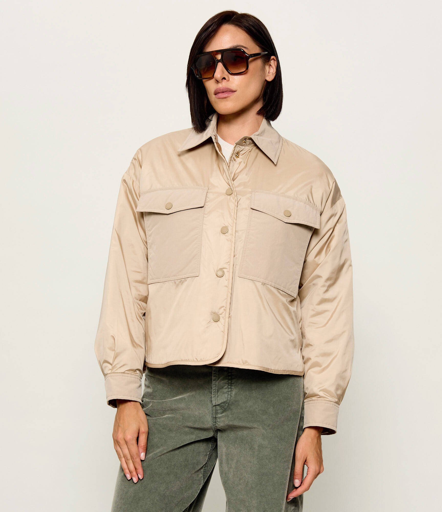 Weekend MaxMara Geacă cu două fețe Wkdsughero | regular fit cu adaos de lână