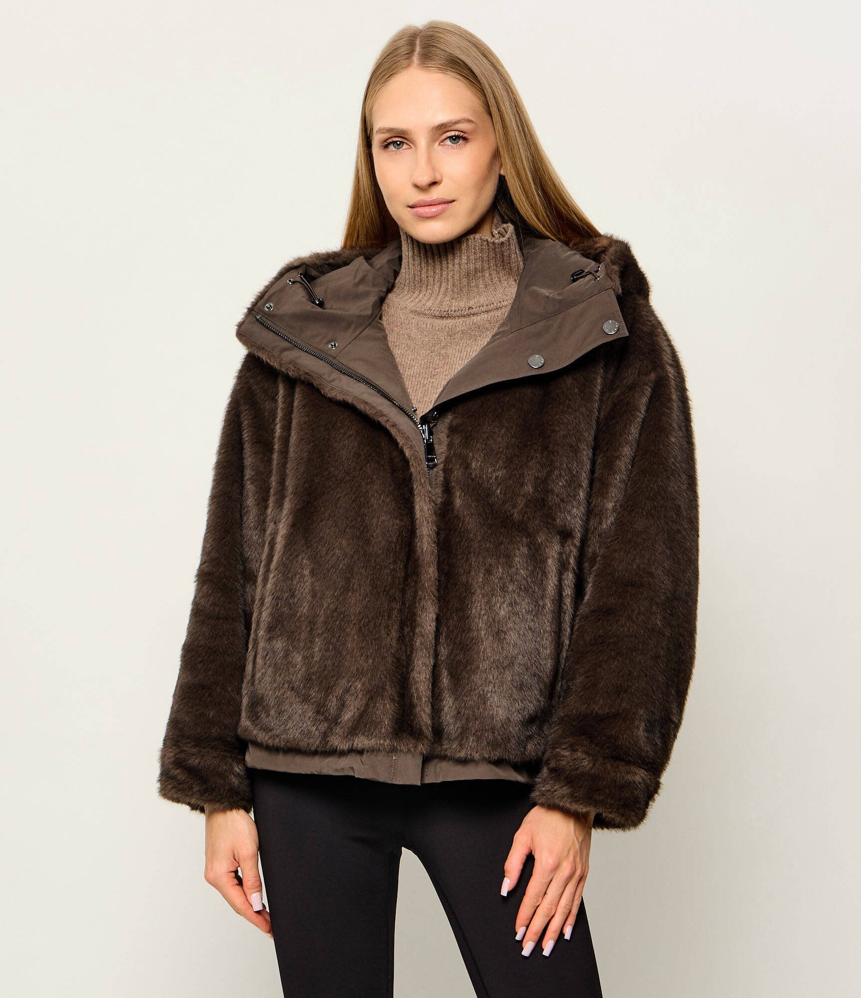 Weekend MaxMara Geacă cu două fețe Wkdzanna | Relaxed fit | shearling